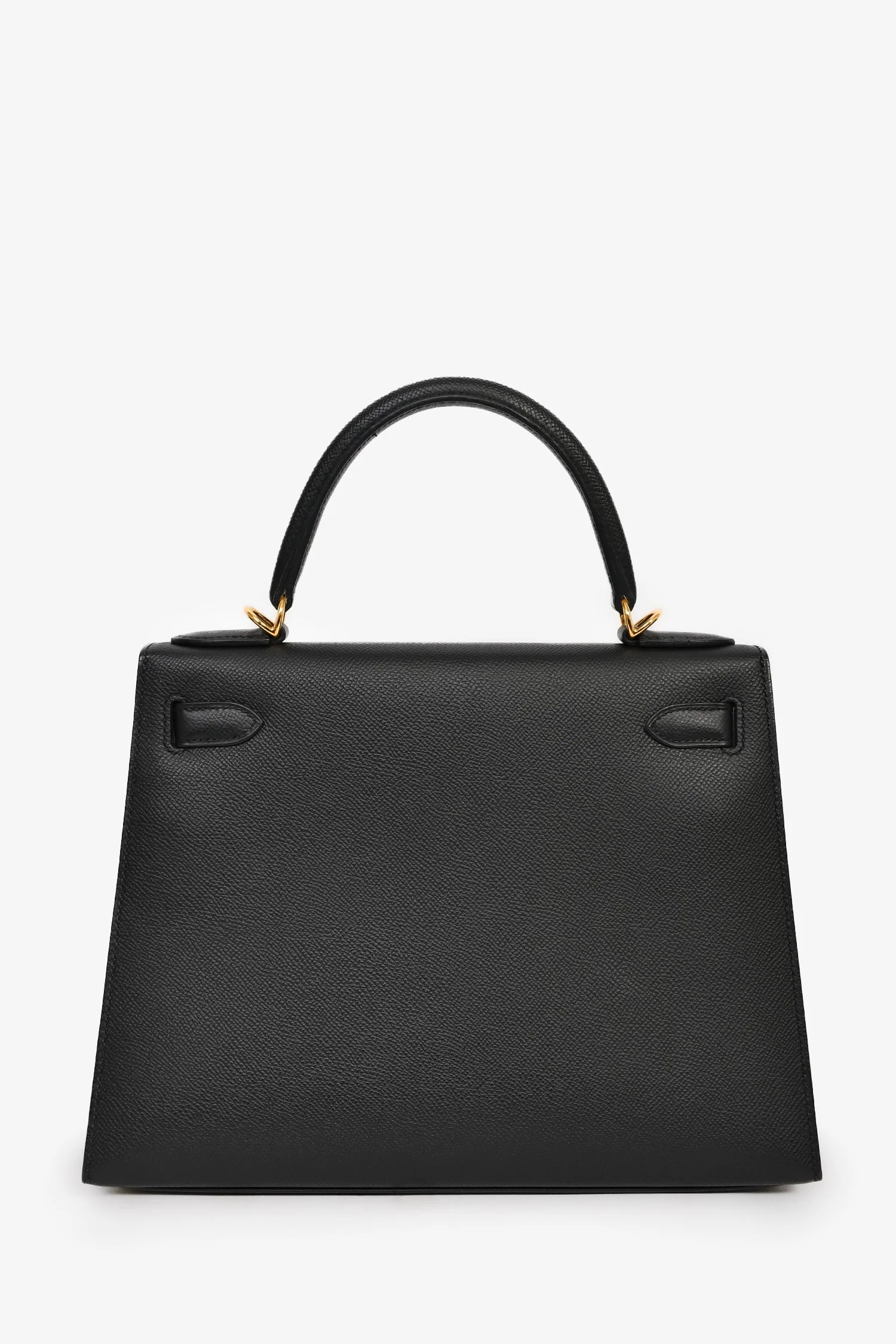 Hermès 2018 Black Epsom Leather Kelly 28 with Strap - Image 2