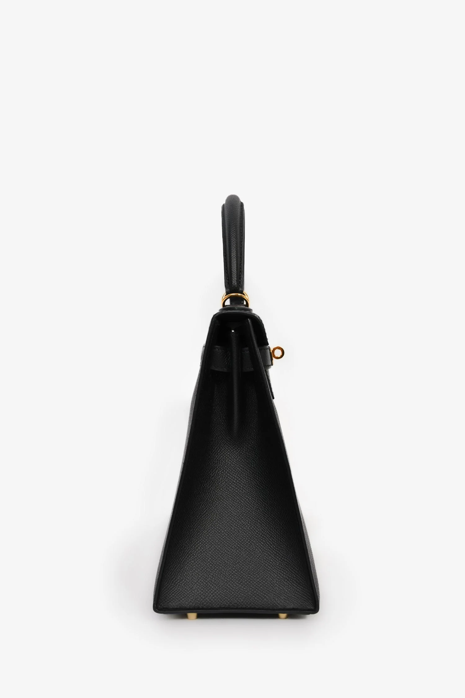 Hermès 2018 Black Epsom Leather Kelly 28 with Strap - Image 3