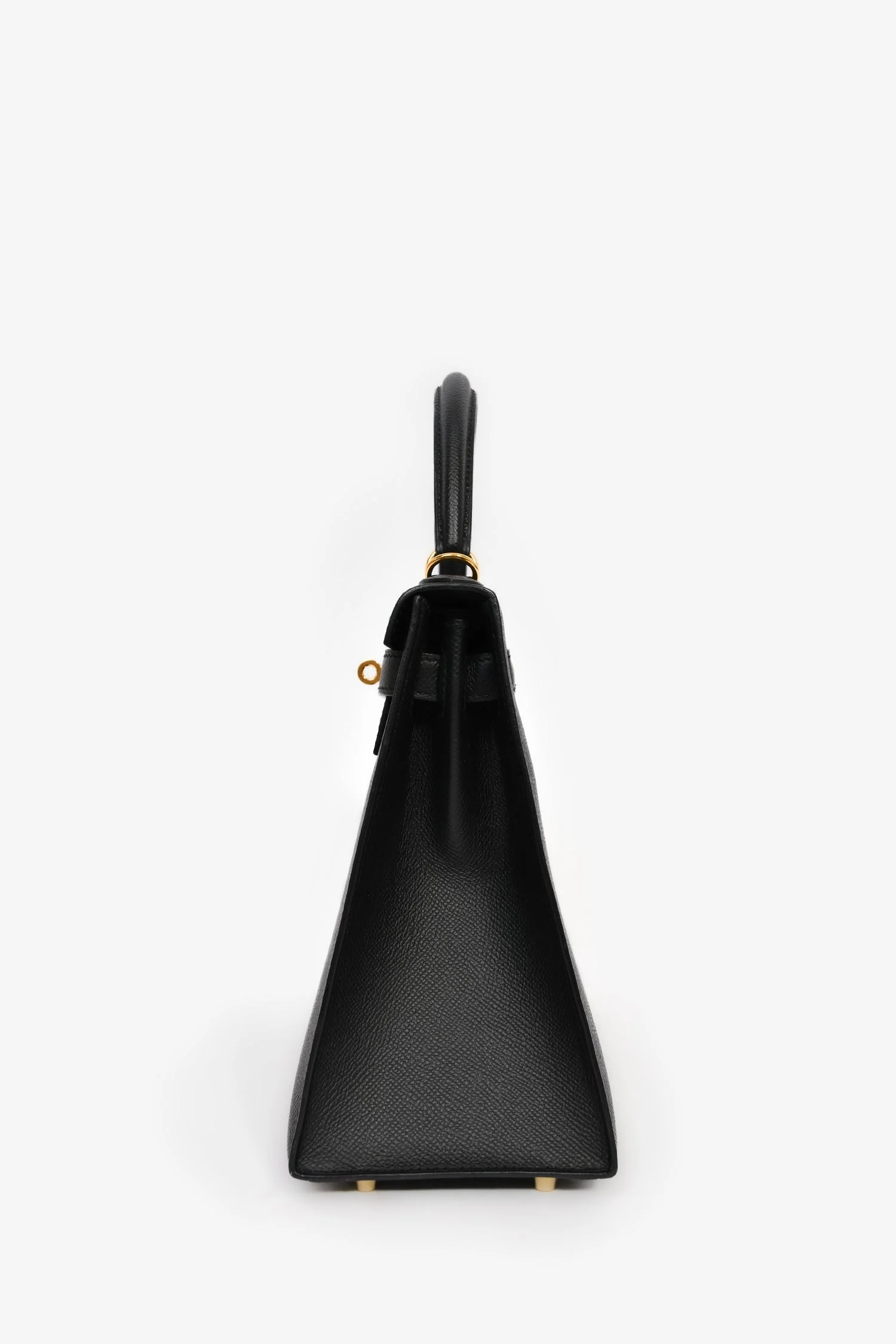 Hermès 2018 Black Epsom Leather Kelly 28 with Strap - Image 4