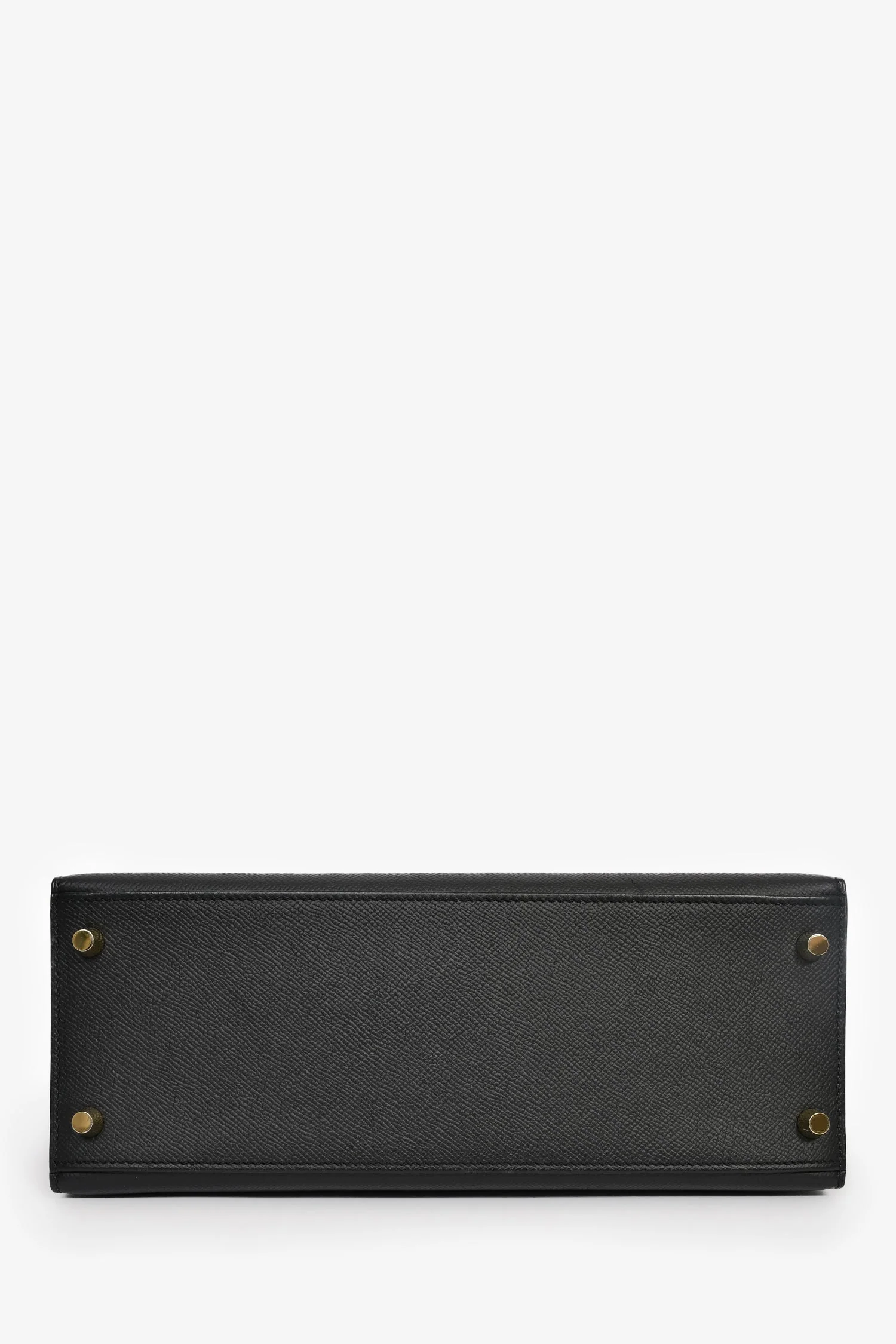 Hermès 2018 Black Epsom Leather Kelly 28 with Strap - Image 5