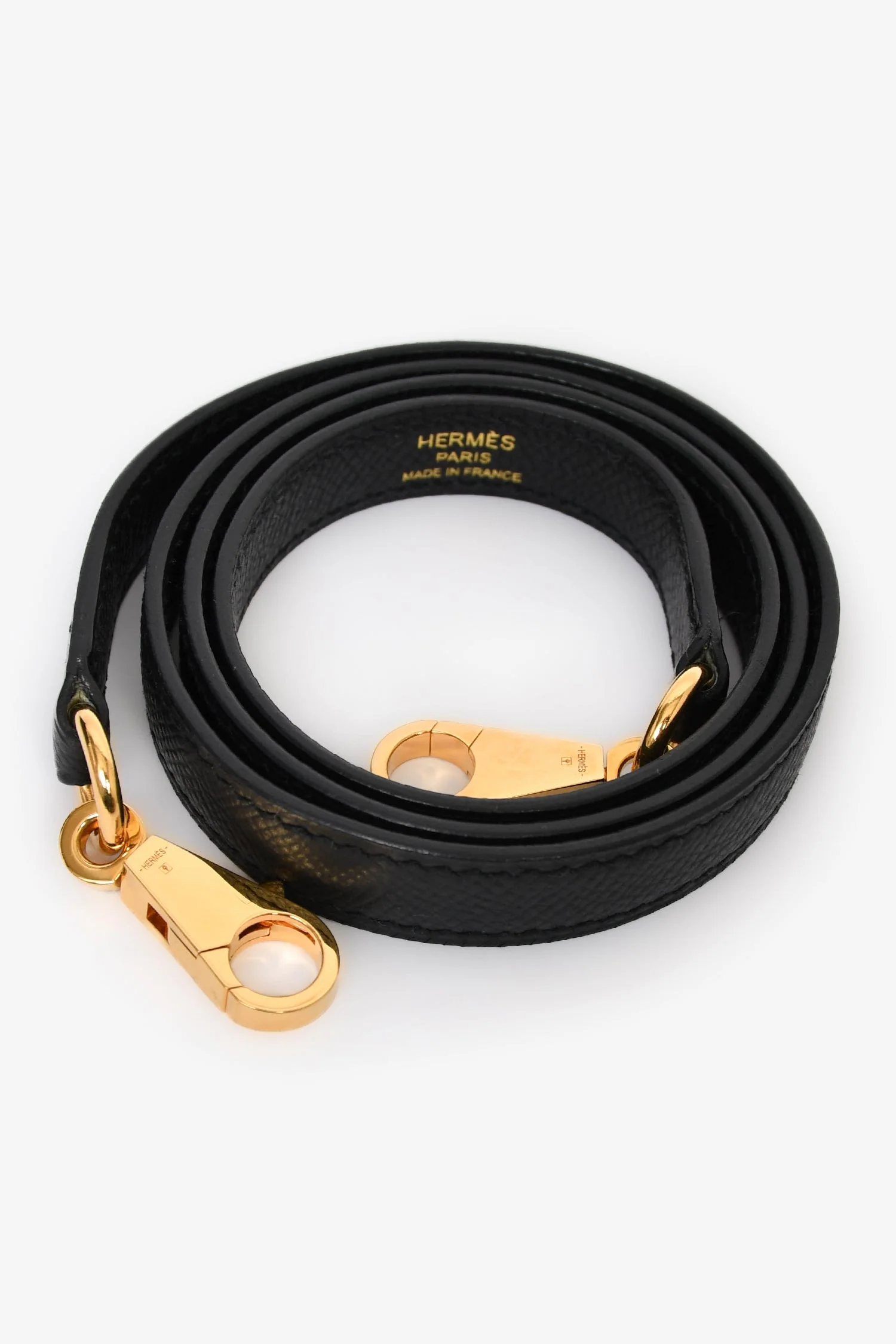 Hermès 2018 Black Epsom Leather Kelly 28 with Strap - Image 9