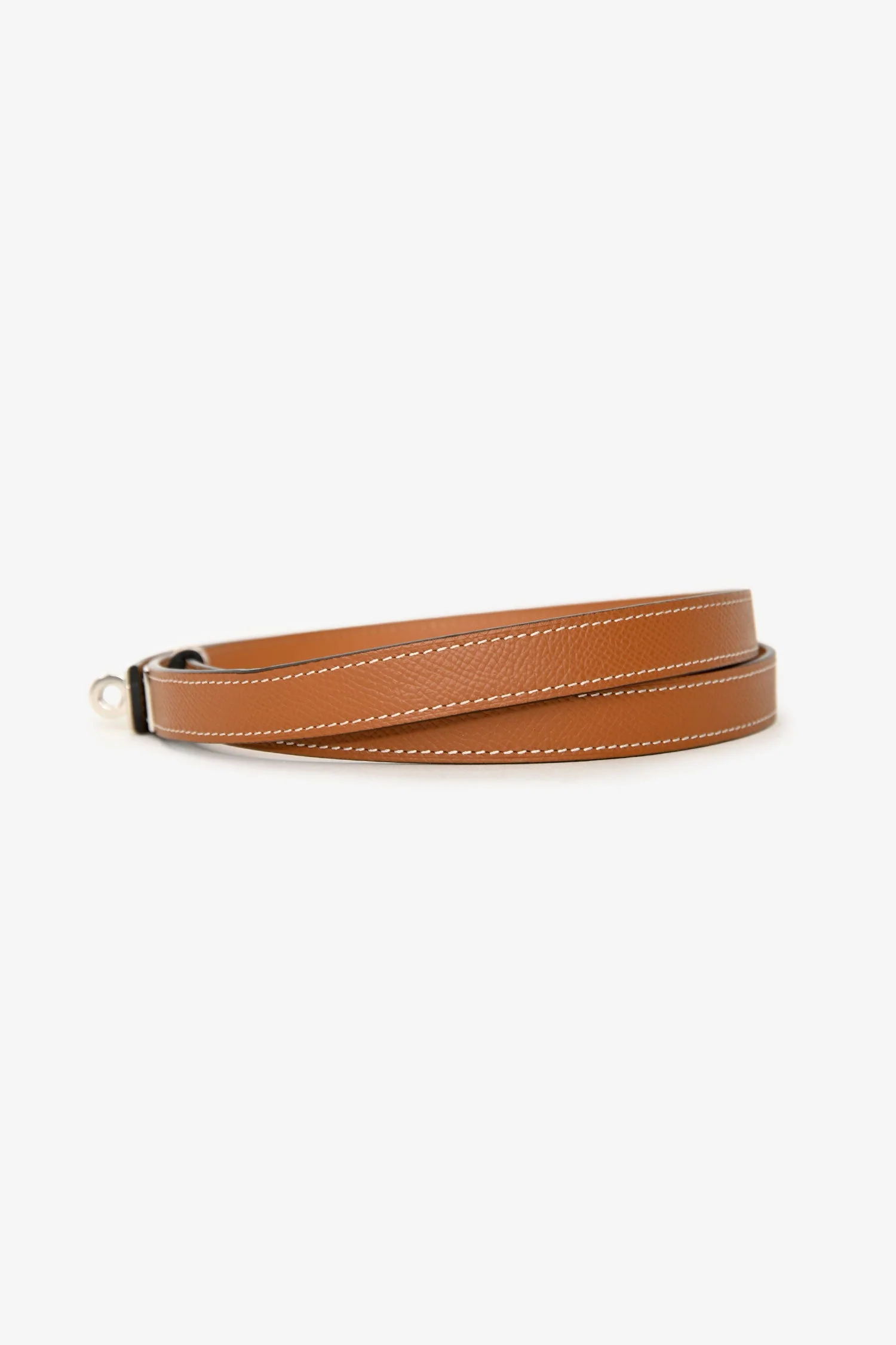Hermès 2018 Gold Epsom Leather Kelly 18 Belt - Image 4