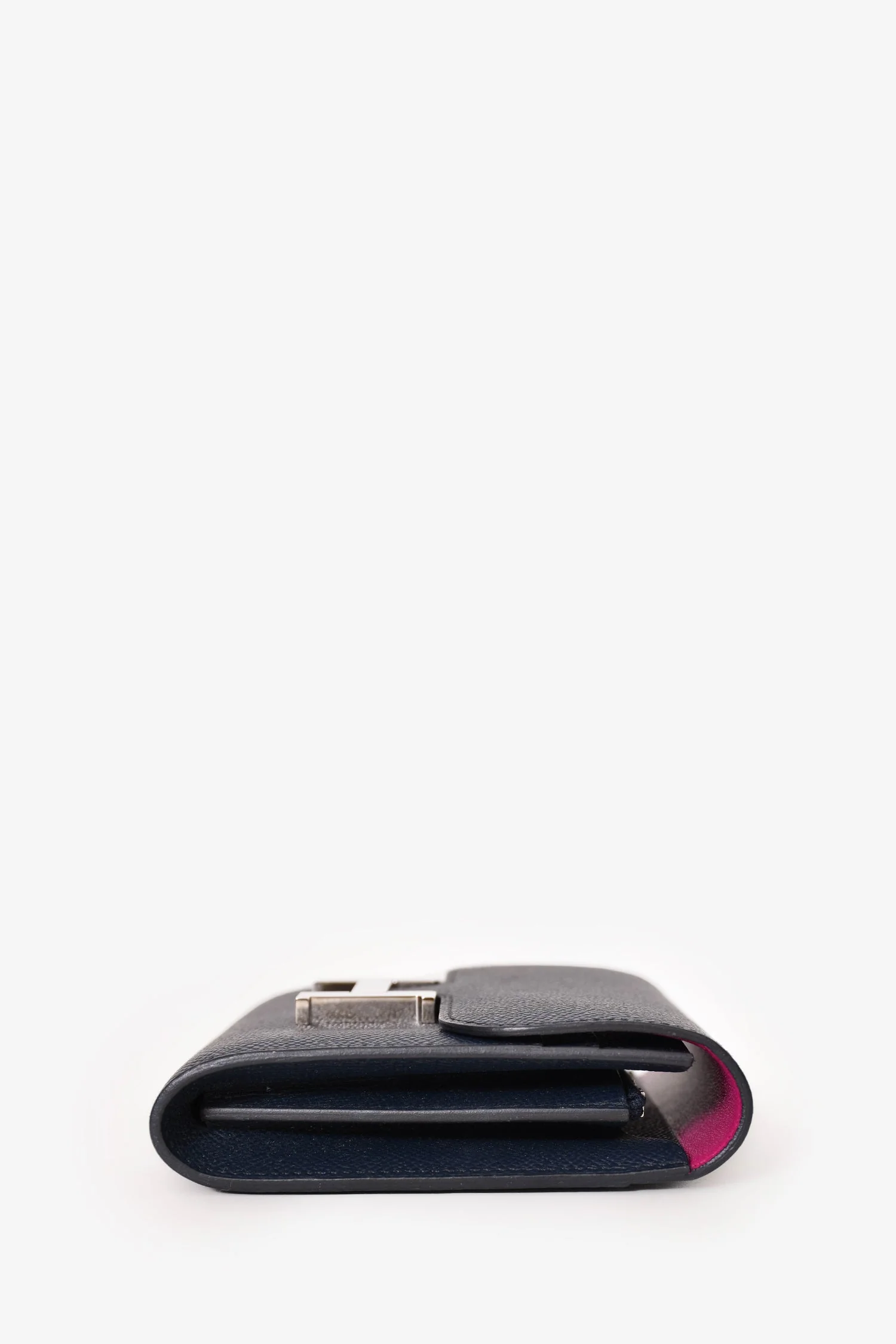 Hermès 2018 Indigo Blue Epsom Constance Pasant Wallet - Image 3