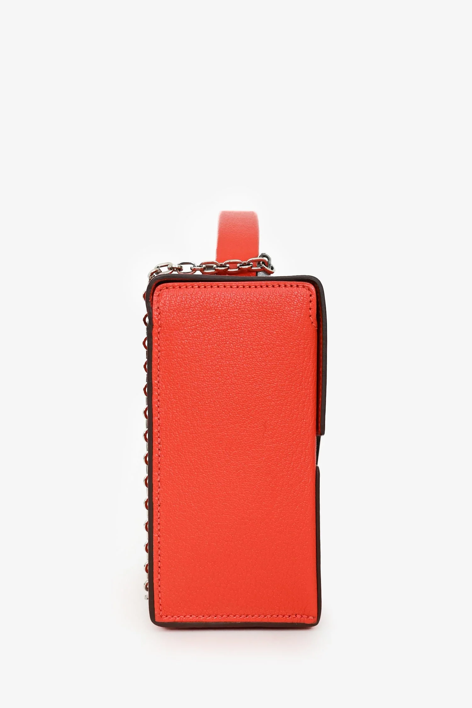 Hermès 2018 Red Mysore Leather Cinhetic Box Top Handle - Image 3