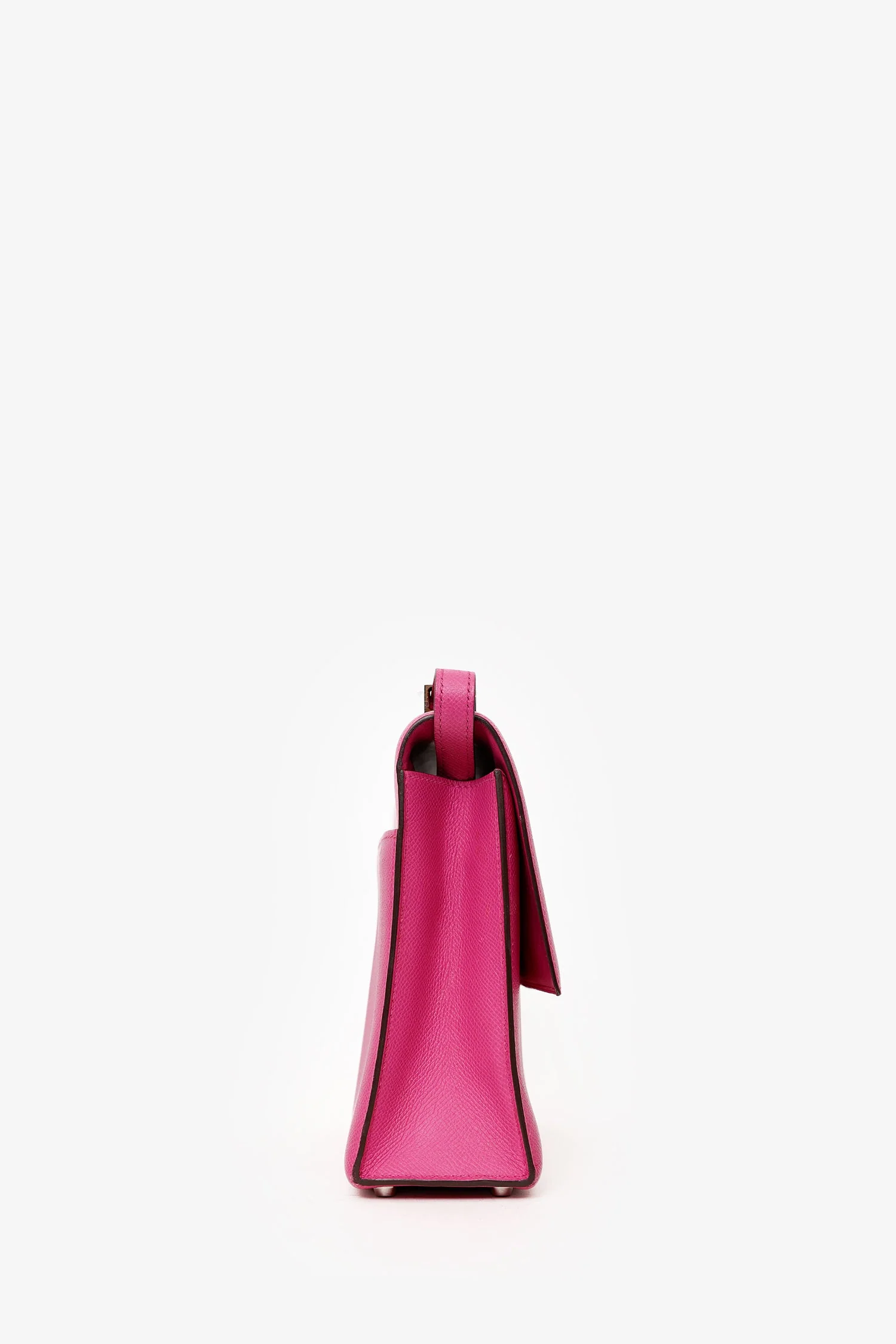 Hermès 2018 Rose Pourpre Epsom Leather Verrou 23 Shoulder Bag - Image 3