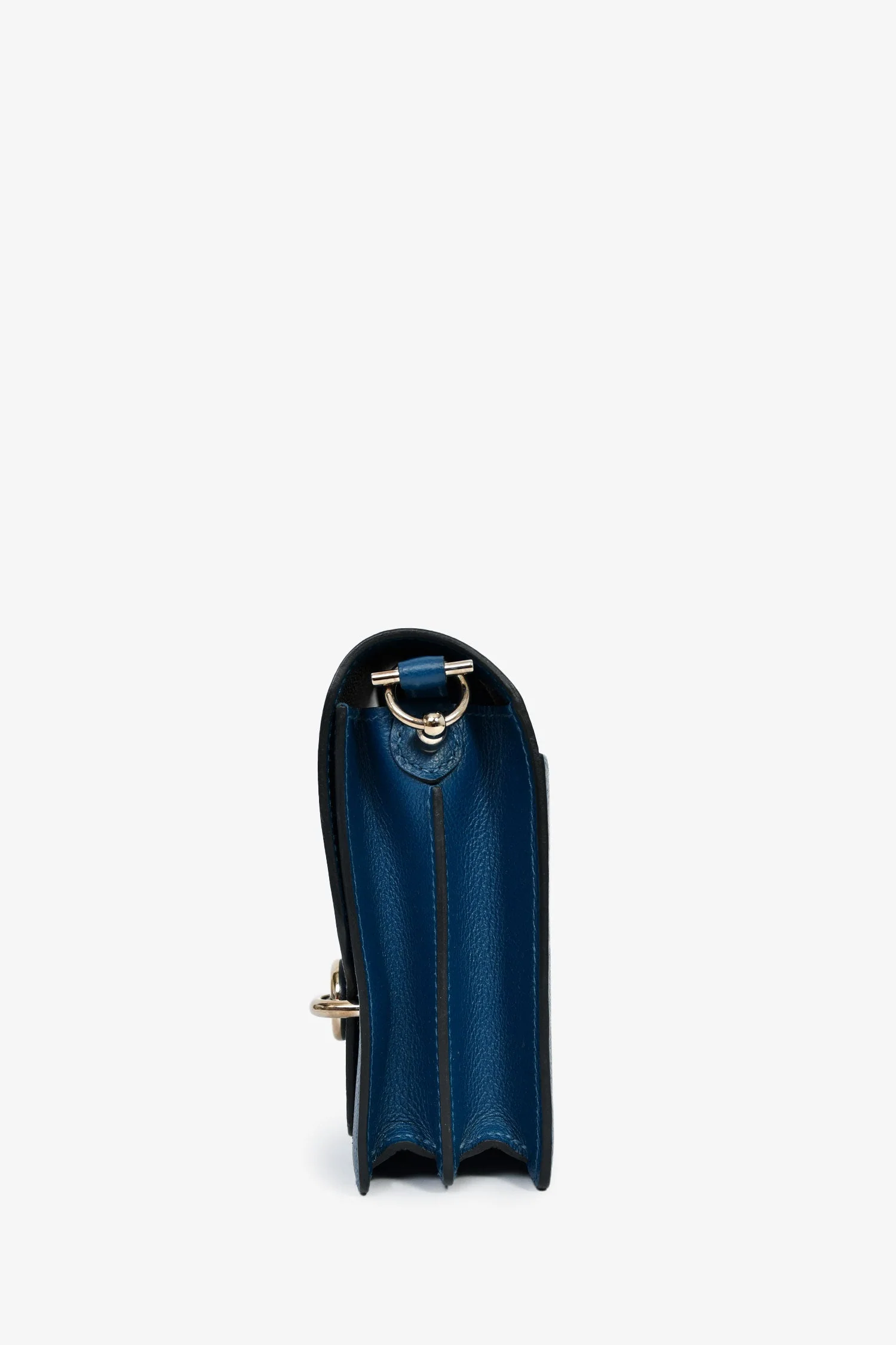 Hermès 2019 Blue Mini Roulis Crossbody Bag - Image 4