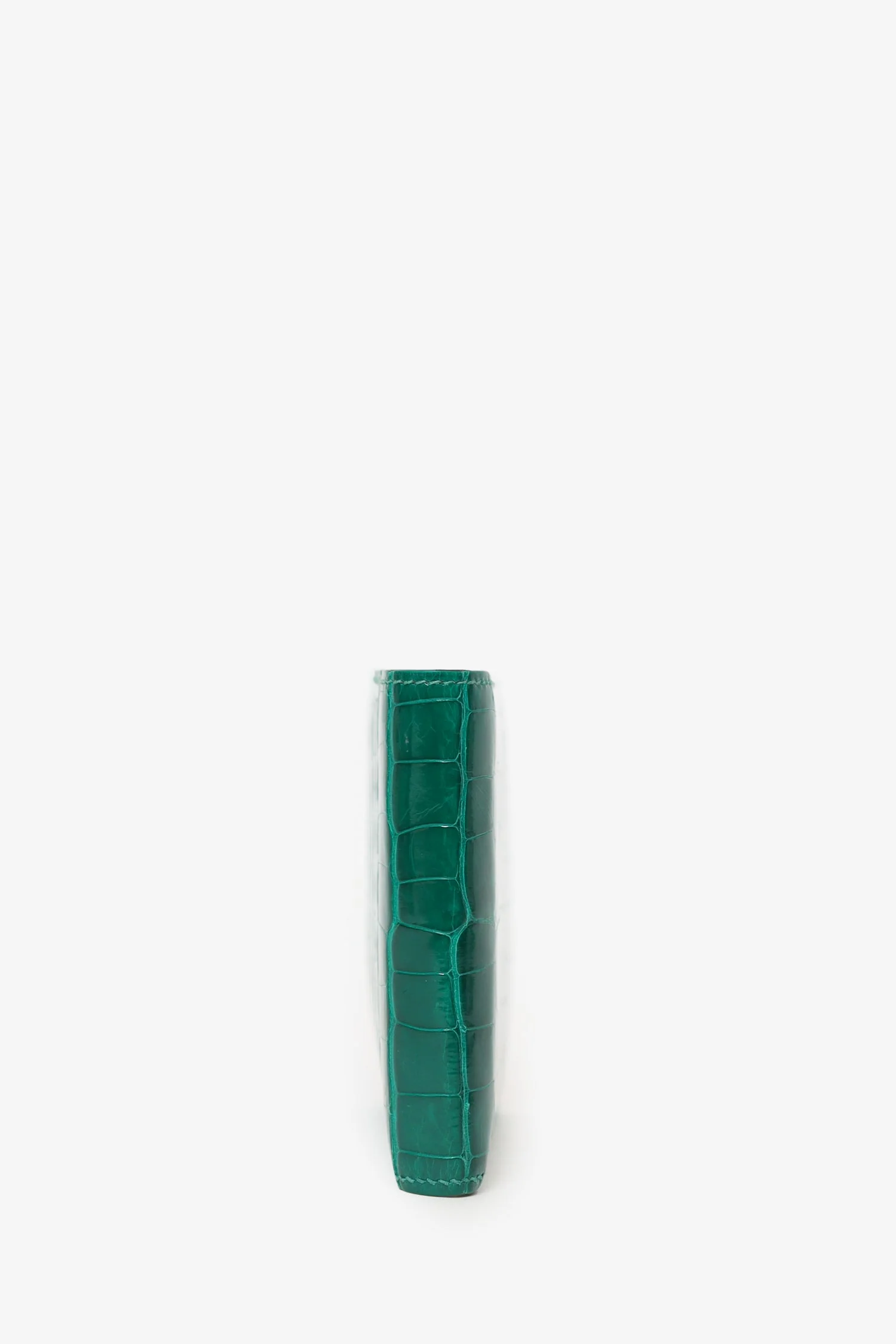 Hermes 2019 Green Alligator MC2 Copernic Bifold Wallet - Image 4