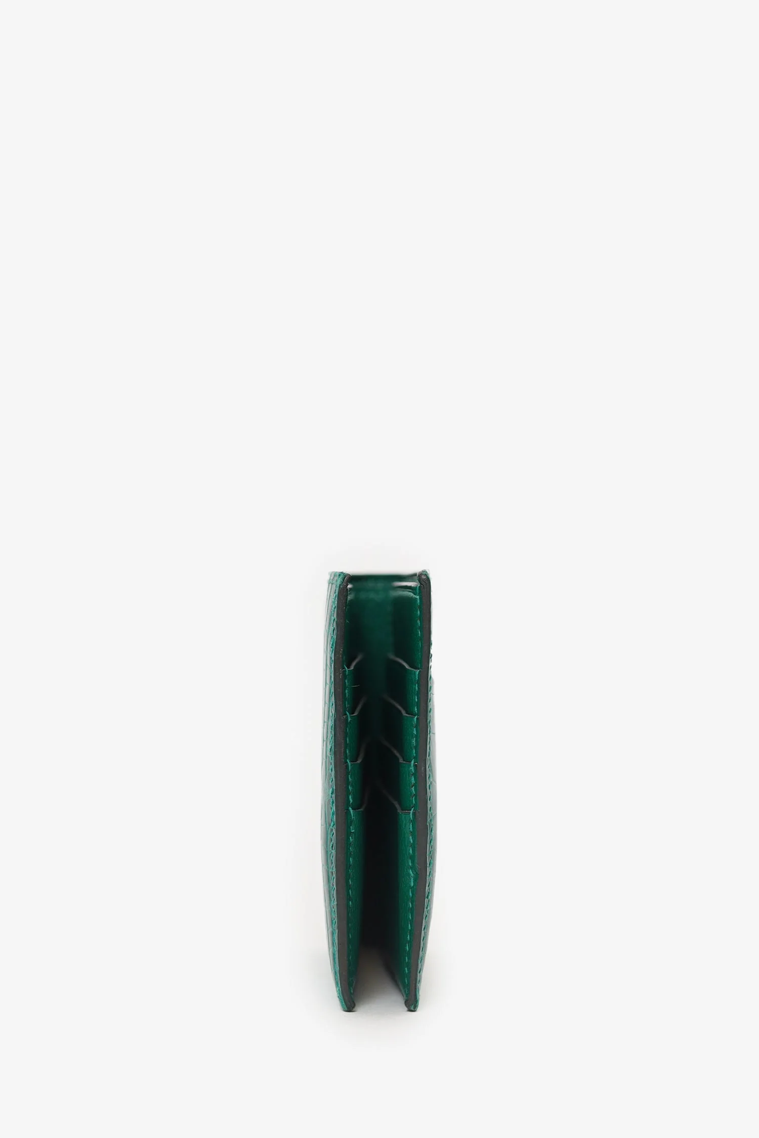 Hermes 2019 Green Alligator MC2 Copernic Bifold Wallet - Image 5