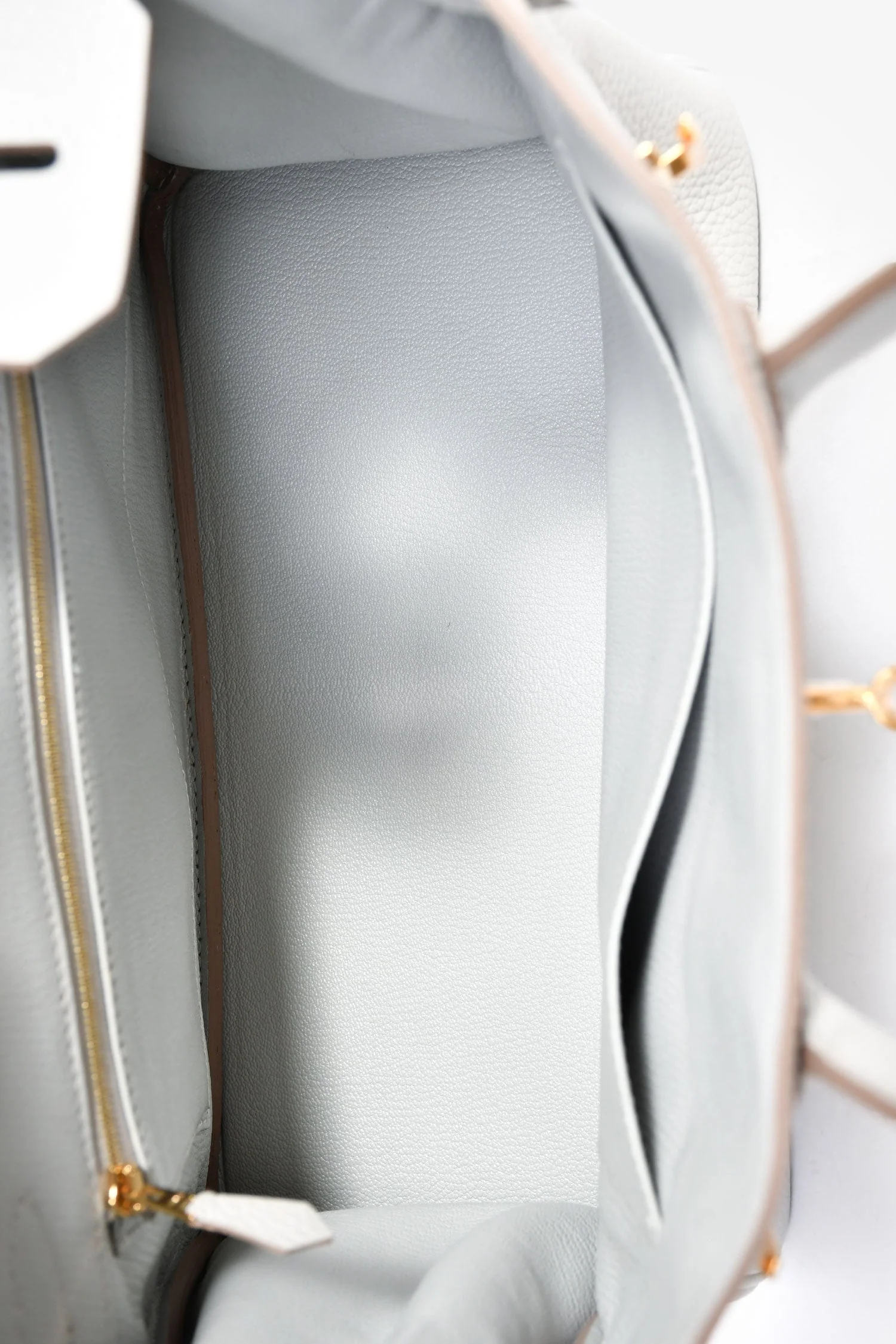 Hermès 2019 Gris Perle Clemence Leather Birkin 30 - Image 6