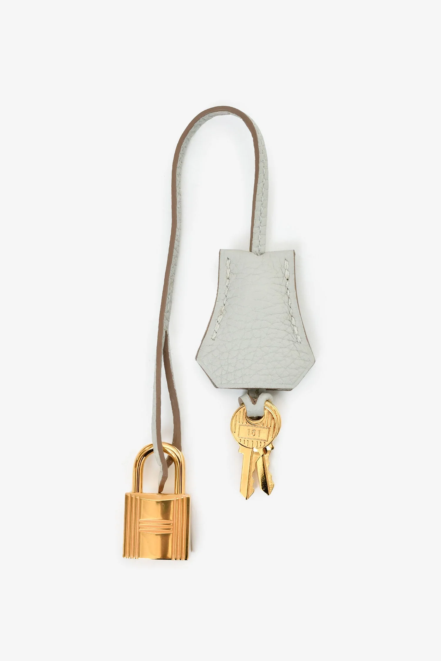 Hermès 2019 Gris Perle Clemence Leather Birkin 30 - Image 7