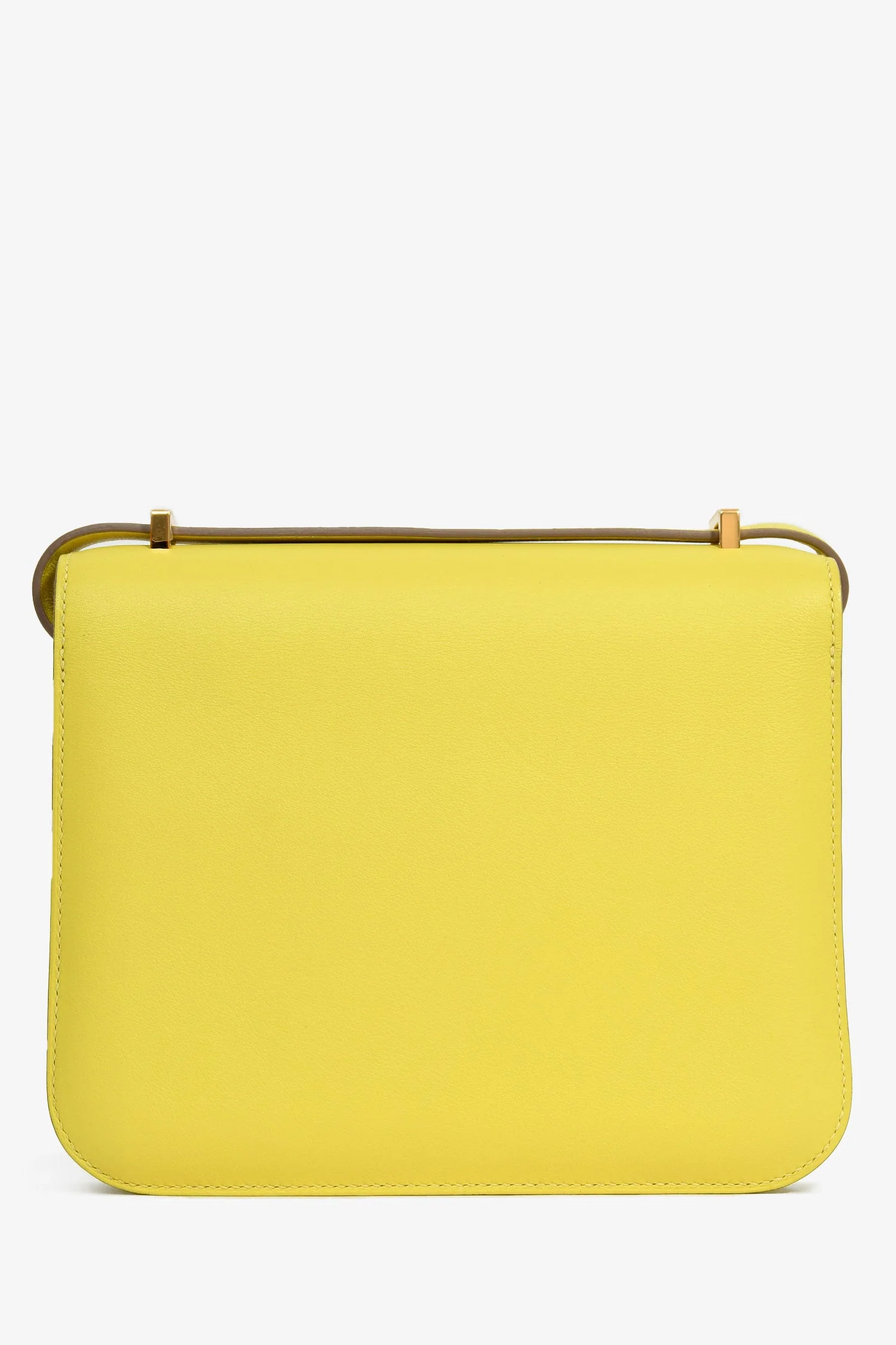 Hermès 2019 Lime Swift Leather Mini Constance 18 GHW - Image 2