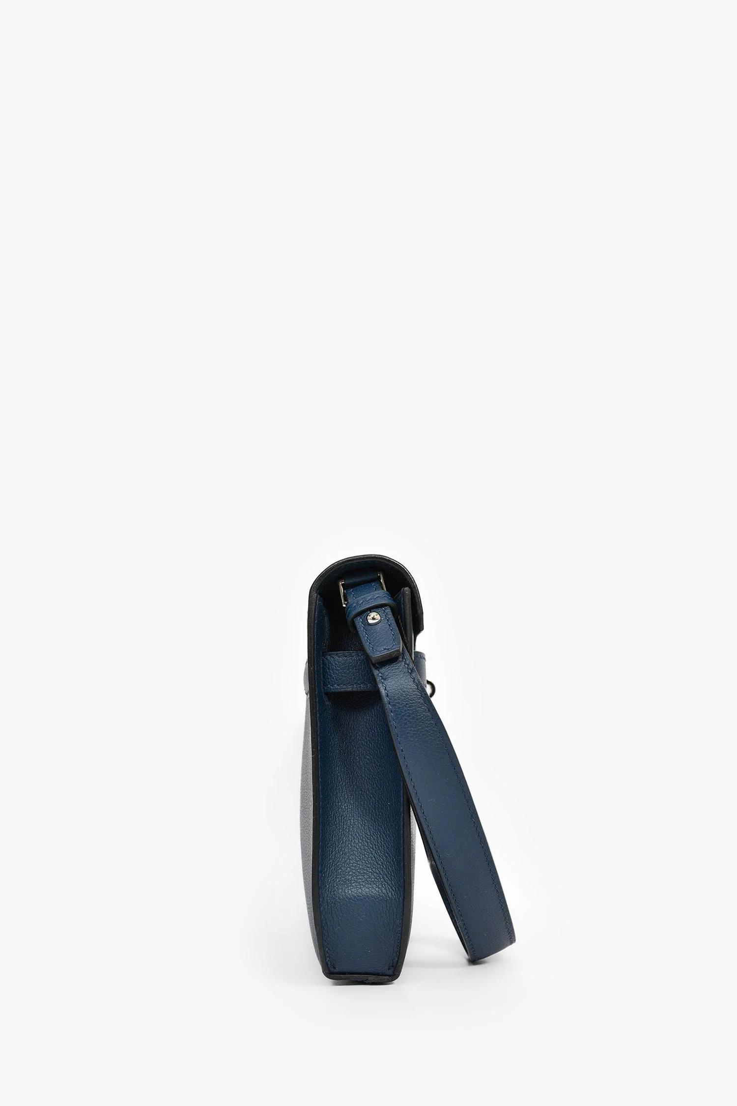 Hermès 2019 Navy Blue Epsom Leather Kelly Dépêches 25 - Image 3