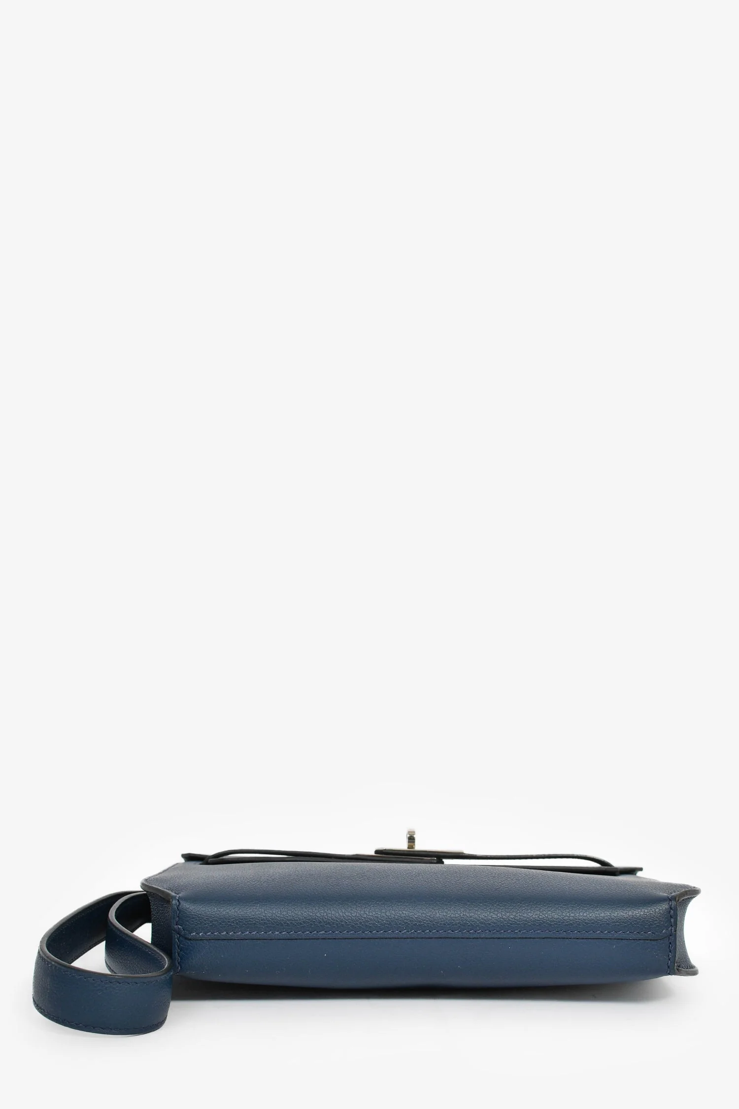 Hermès 2019 Navy Blue Epsom Leather Kelly Dépêches 25 - Image 5