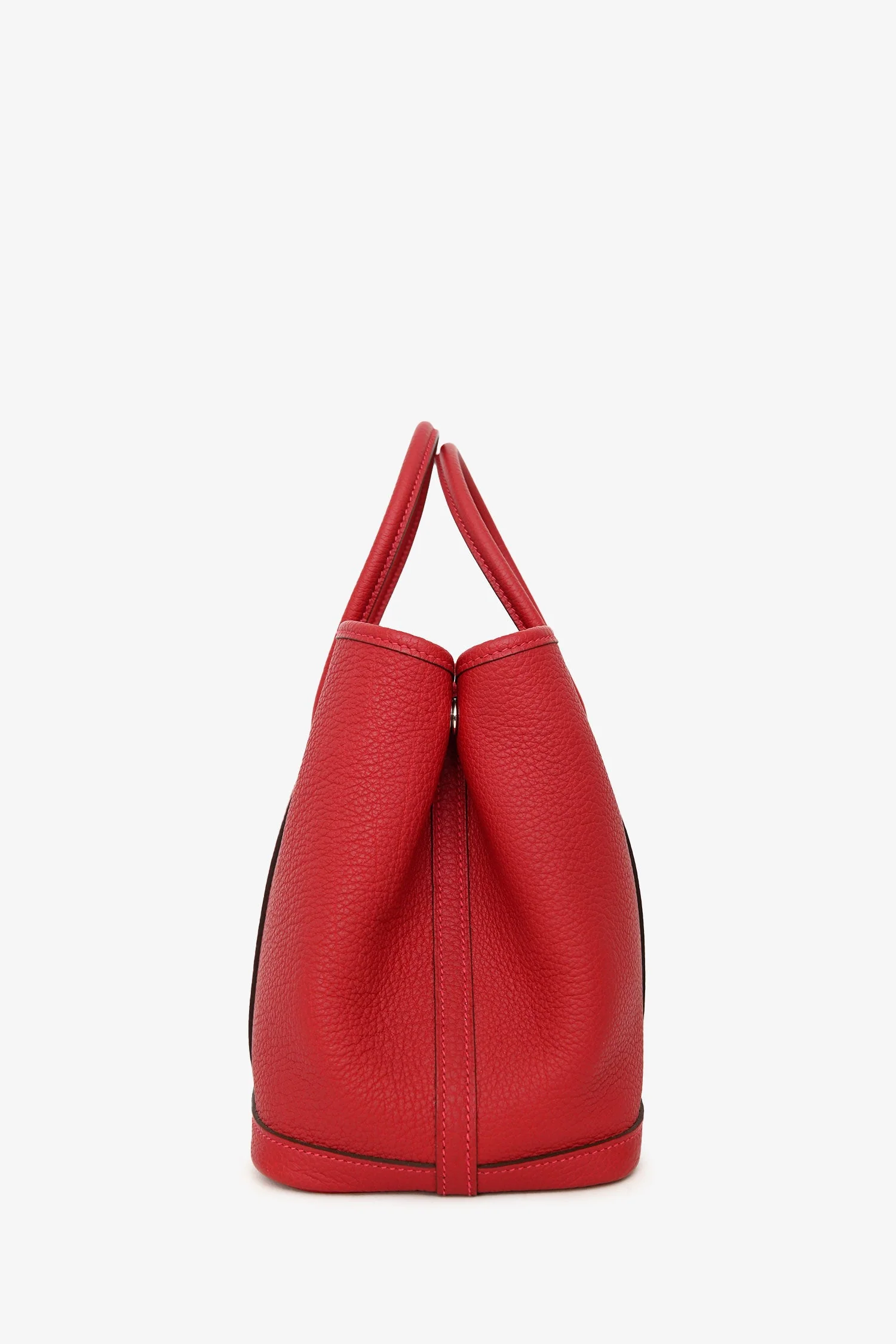 Hermès 2019 Red Togo Leather Garden Party 30 - Image 4