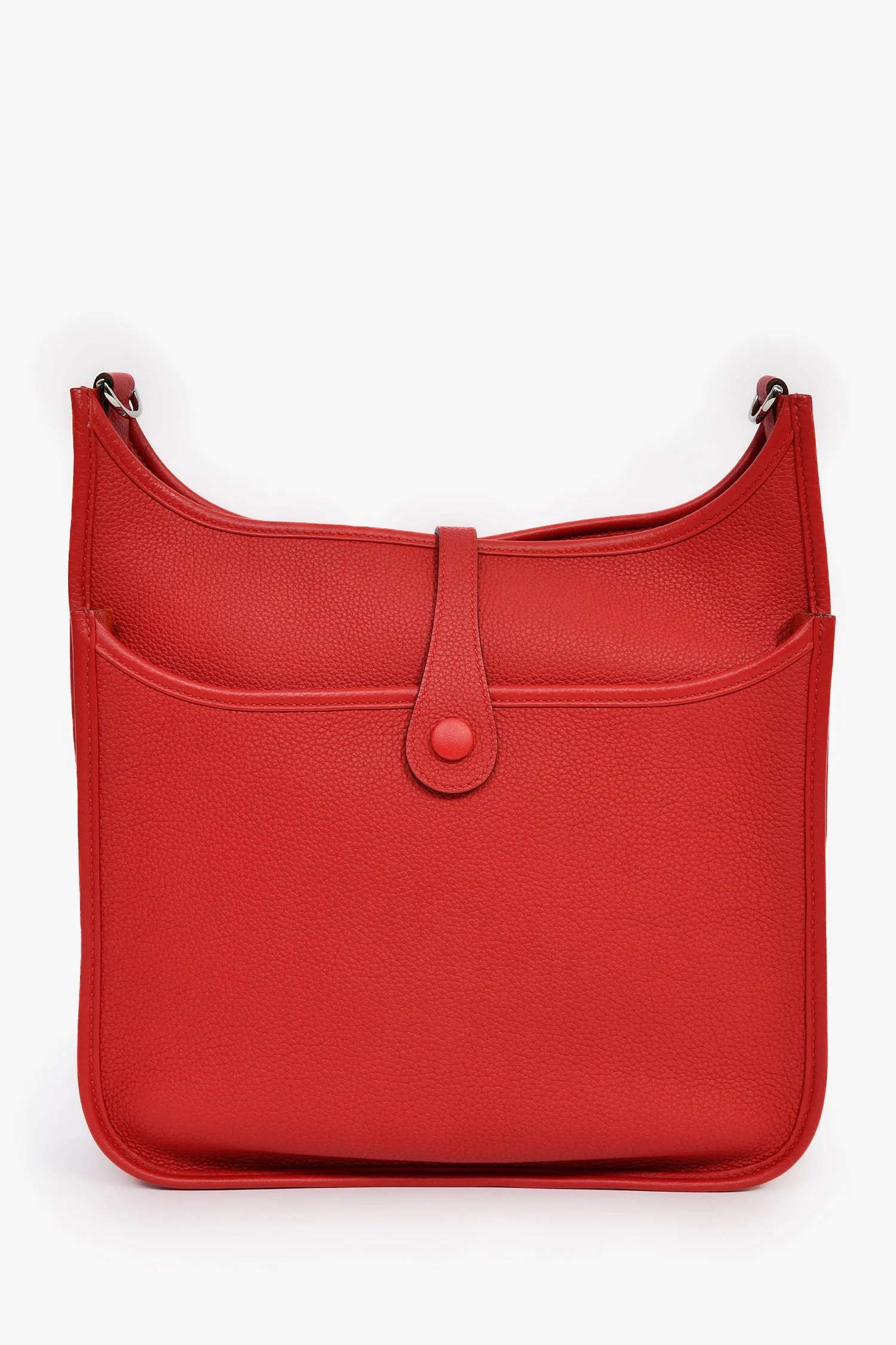 Hermès 2019 Rouge Piment Clemence Evelyne III 29 with Strap - Image 2
