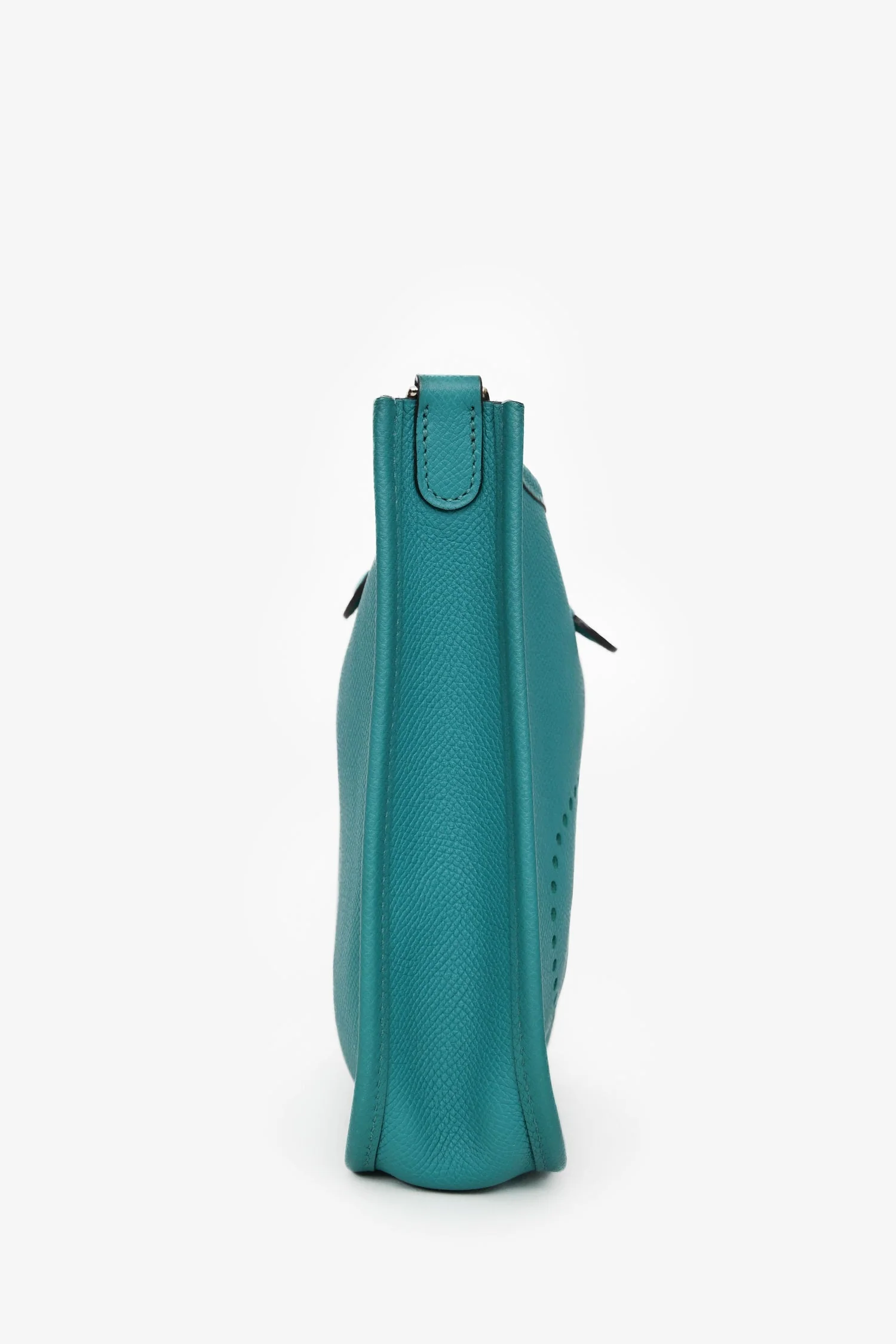 Hermès 2019 Turquoise Clemence Evelyne I Très Petite Modèle 16 - Image 3