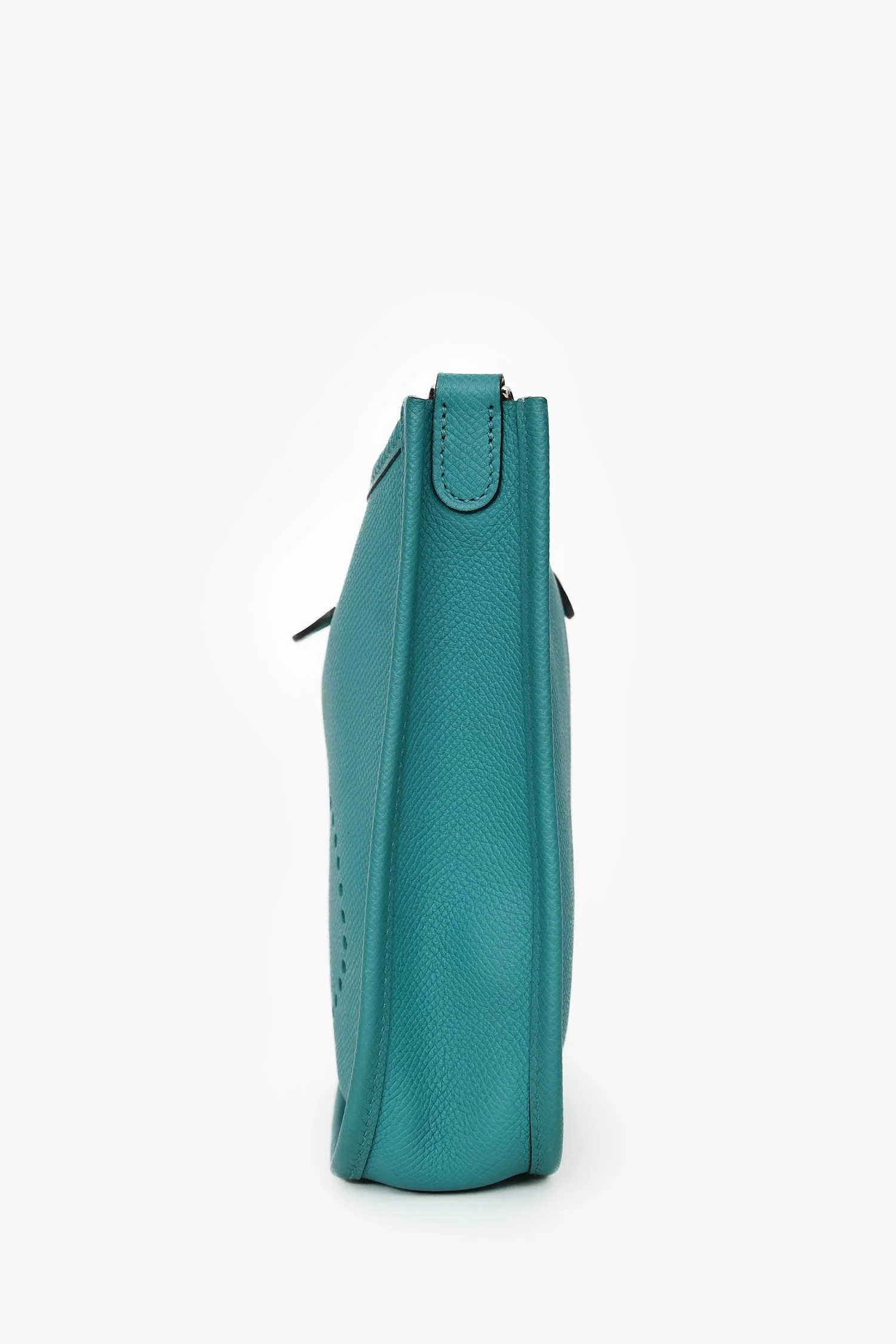 Hermès 2019 Turquoise Clemence Evelyne I Très Petite Modèle 16 - Image 4