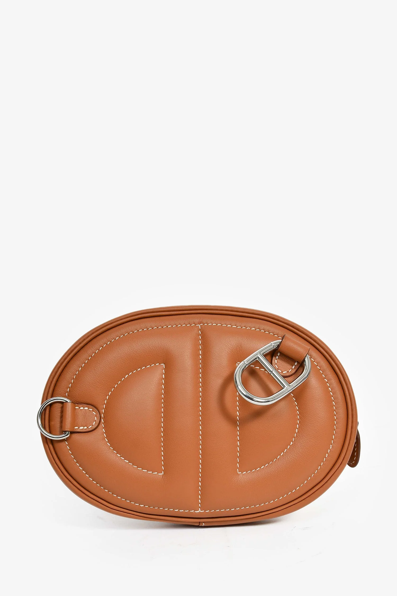 Hermes 2020 Brown Swift Verso "In Loop Belt" Bag - Image 2