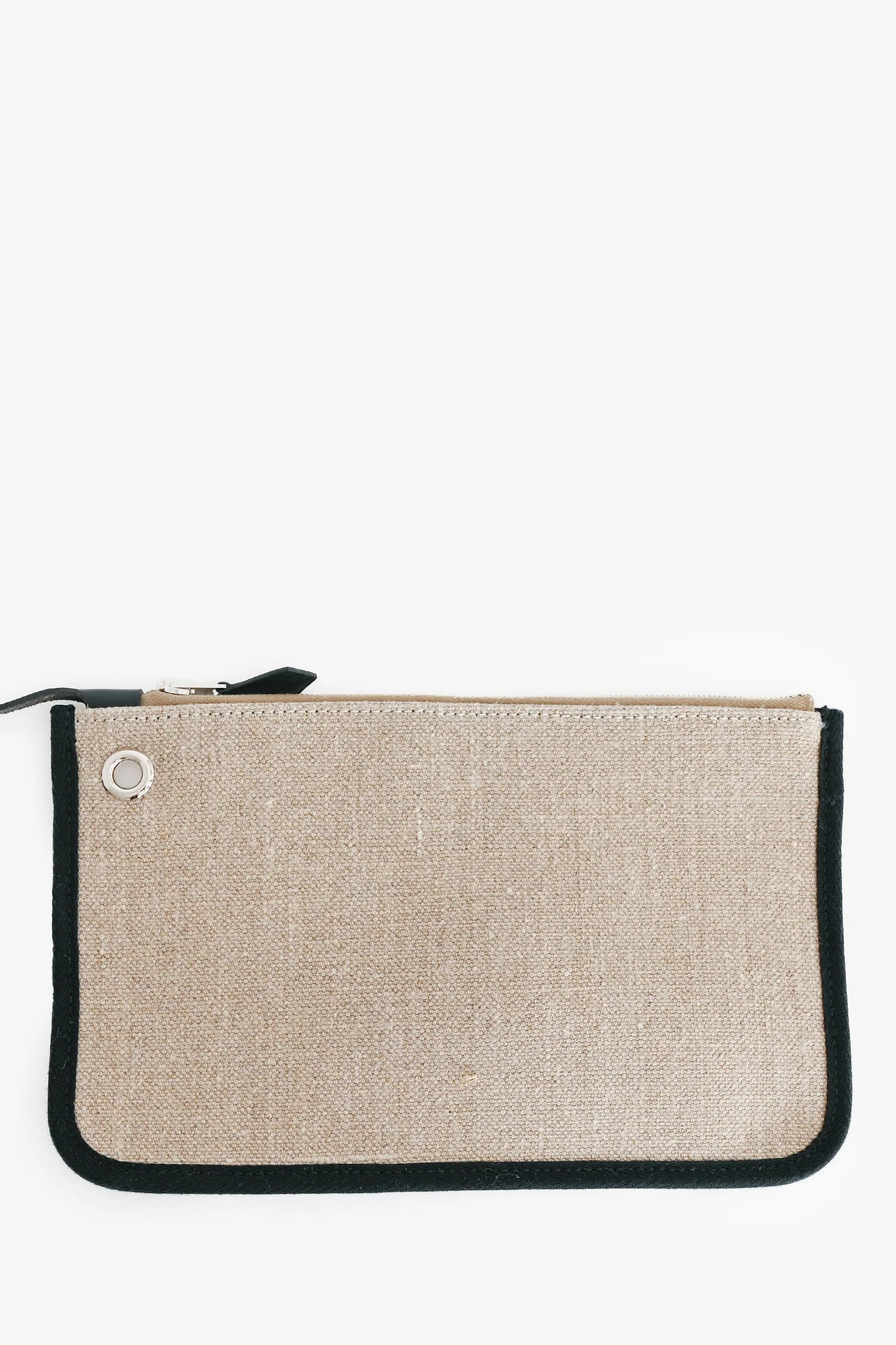 Hermès 2020 Cream/Black Toile H Vibration Herbag Zip 31 with Pouch - Image 9