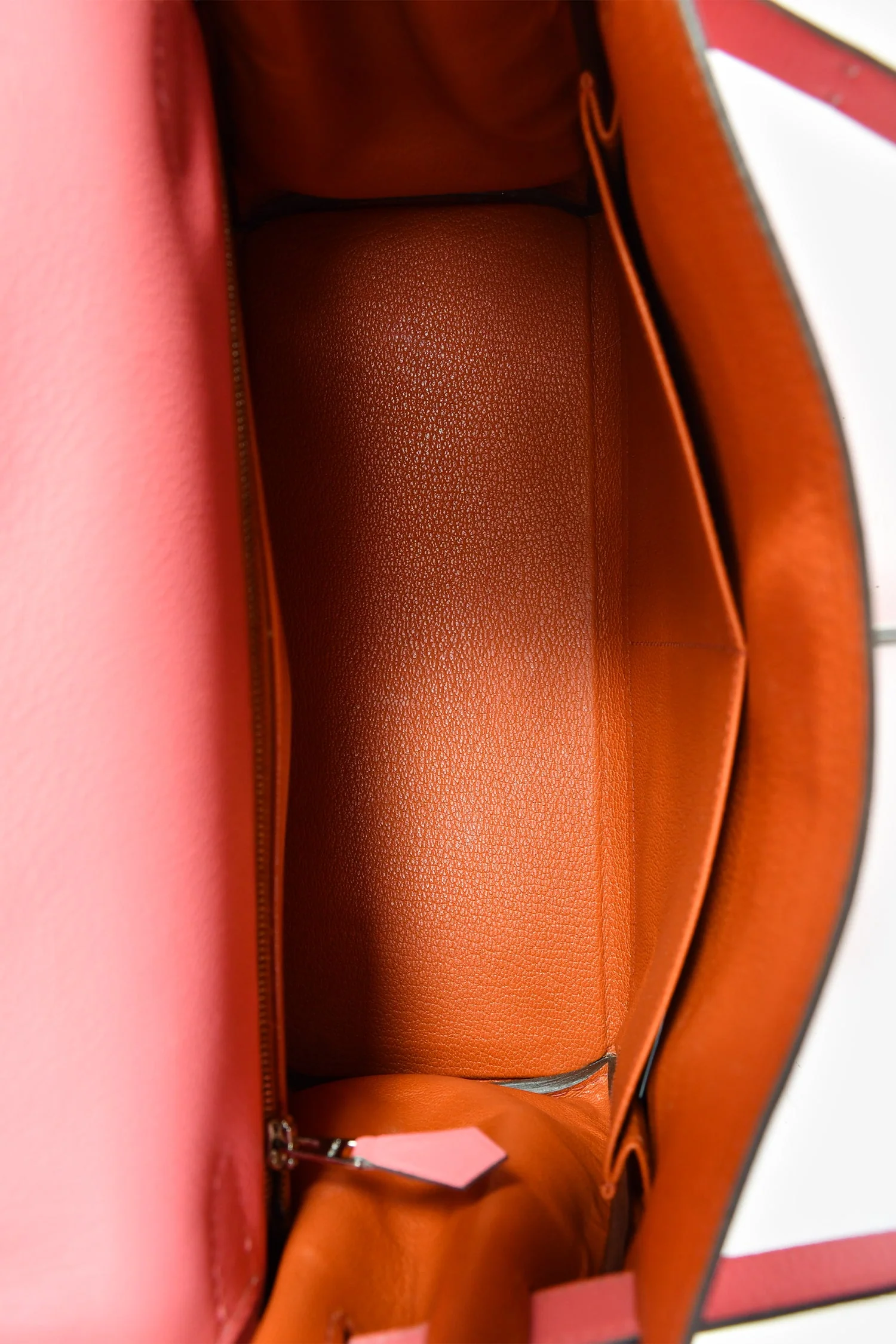 Hermès 2020 Rose D'Ete Evercolor Leather Verso Chevre Kelly Retourne 28 - Image 8