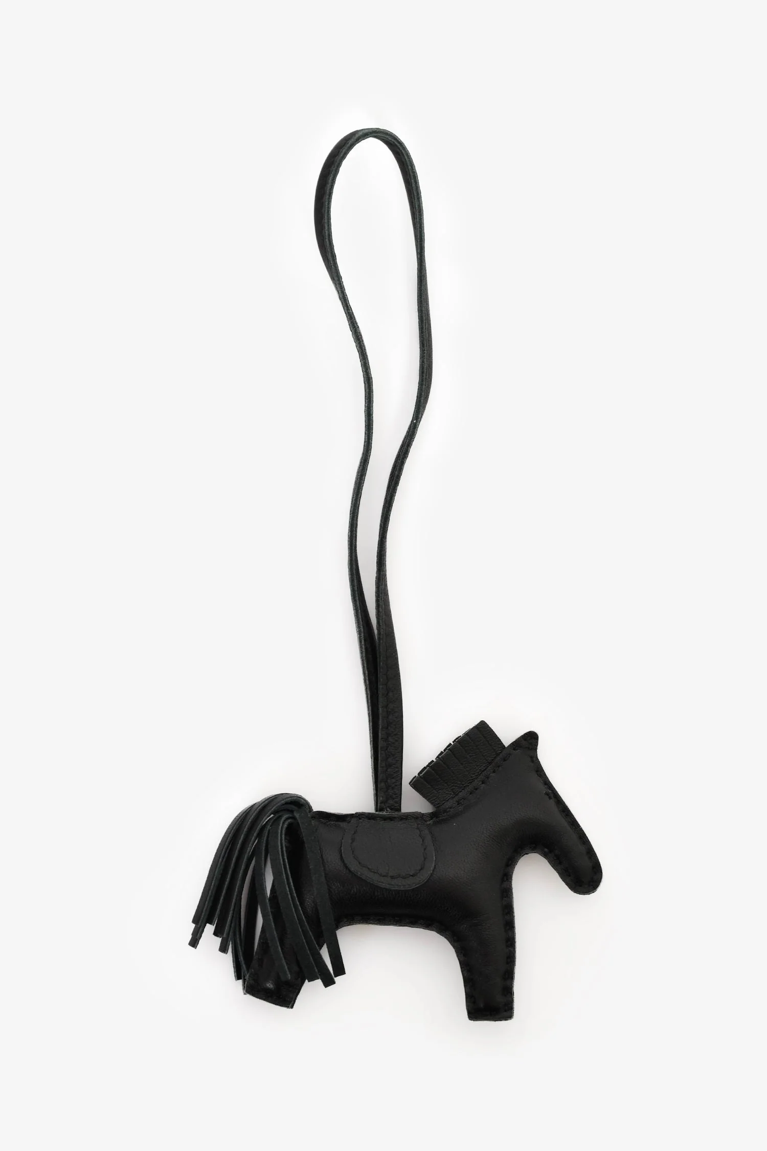 Hermès 2020 So Black Leather Rodeo PM Bag Charm - Image 3
