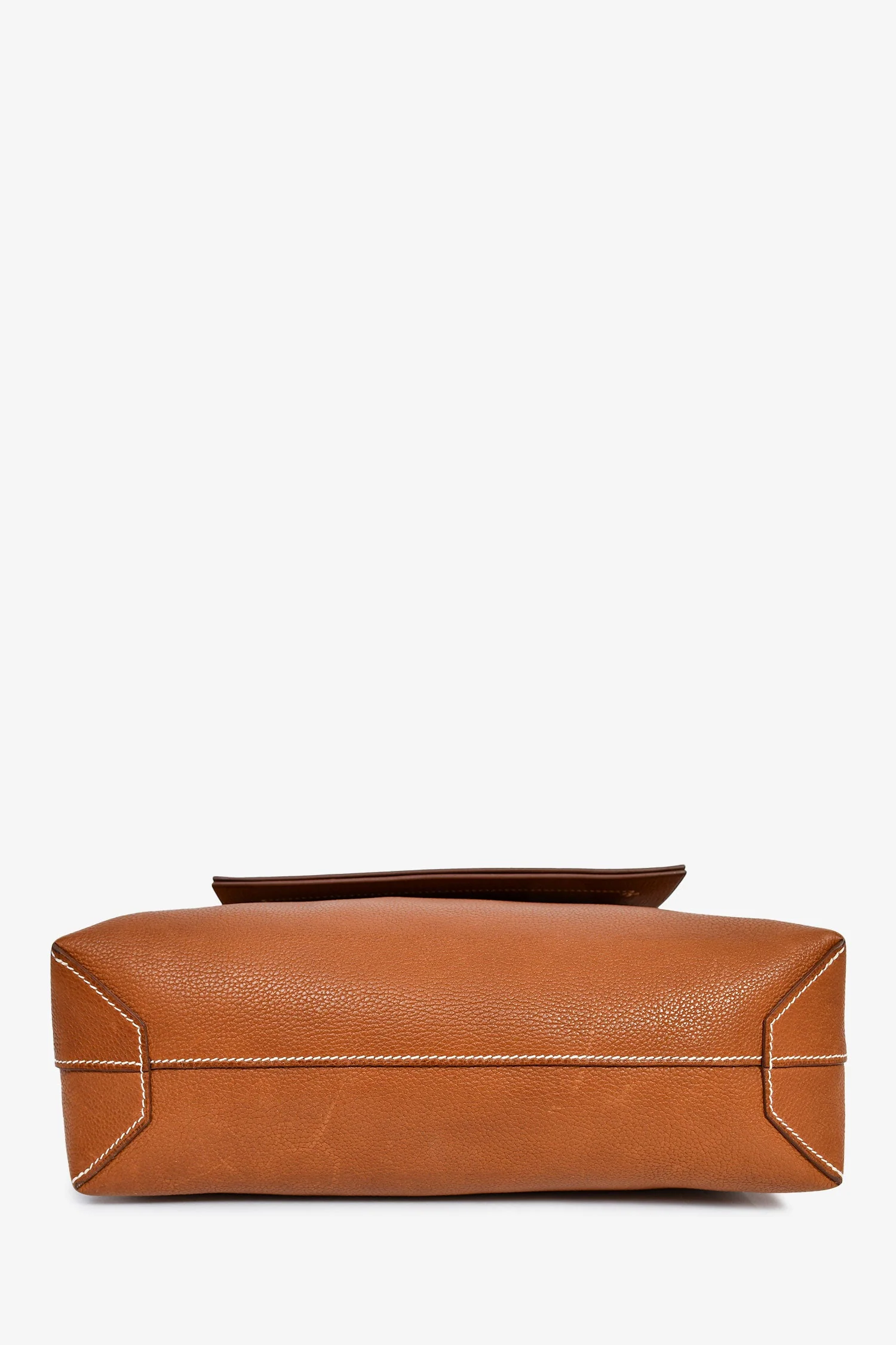 Hermès 2021 Brown Barenia Faubourg Leather Cabasellier 31 Tote - Image 5