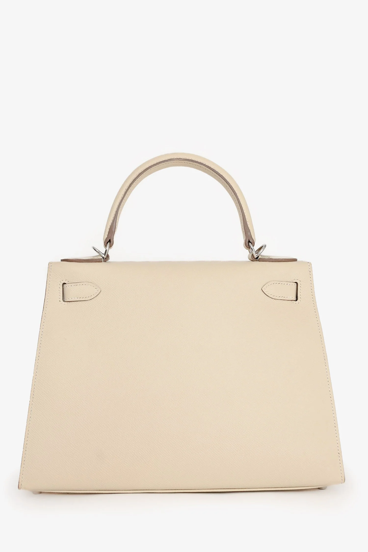 Hermès 2021 Chalk White Epsom Leather Kelly Sellier 28 - Image 2