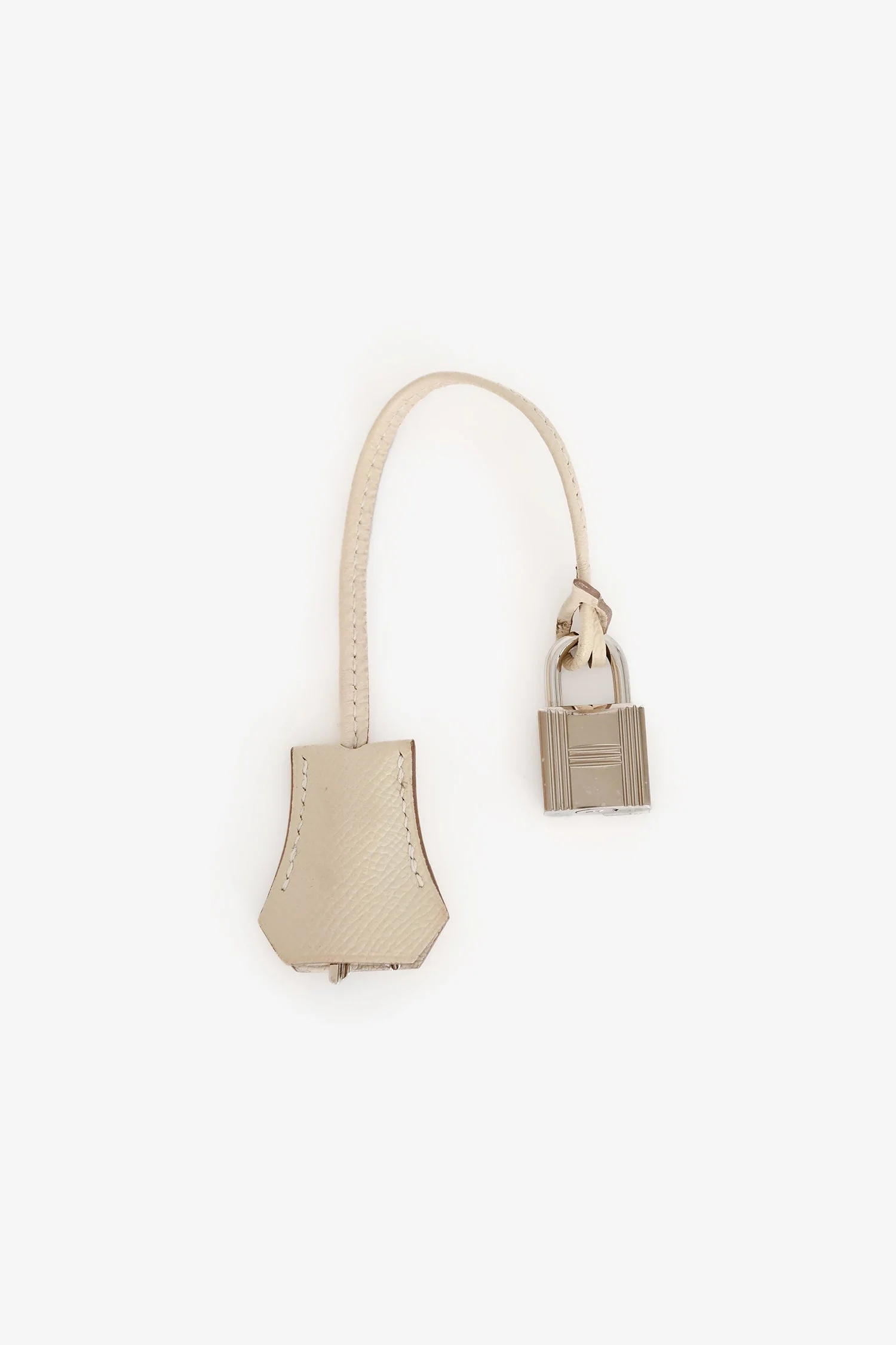 Hermès 2021 Chalk White Epsom Leather Kelly Sellier 28 - Image 9