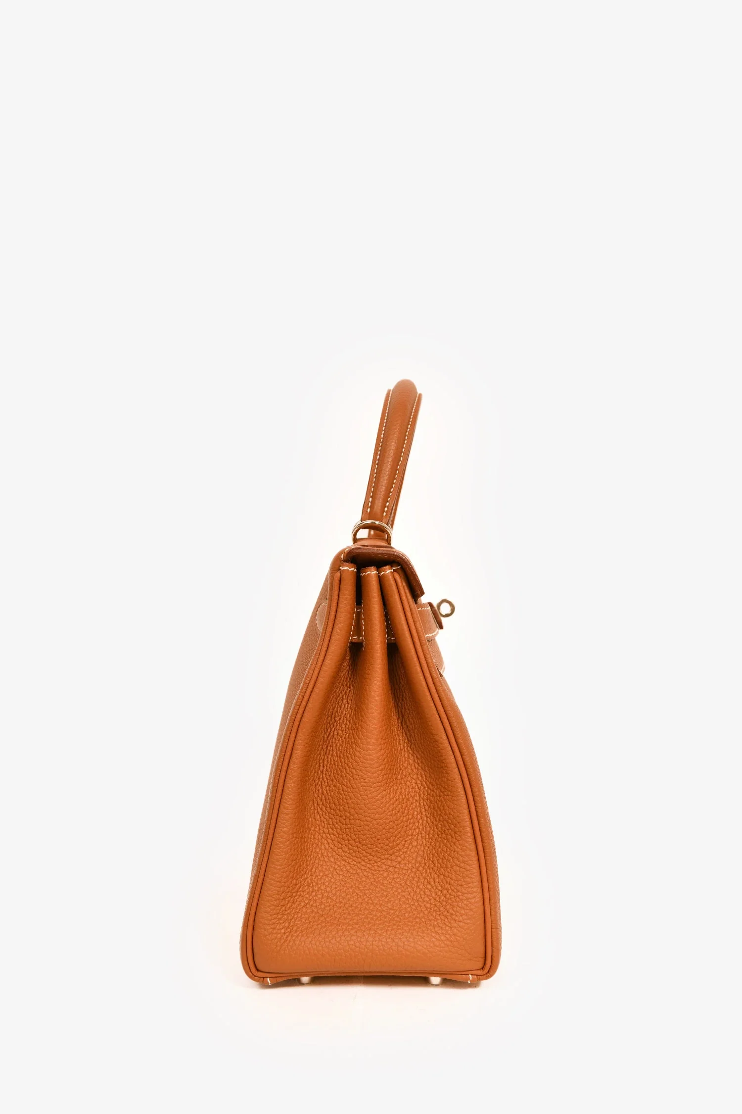 Hermès 2021 Gold Togo Leather Retourne Kelly 28 with Strap - Image 3