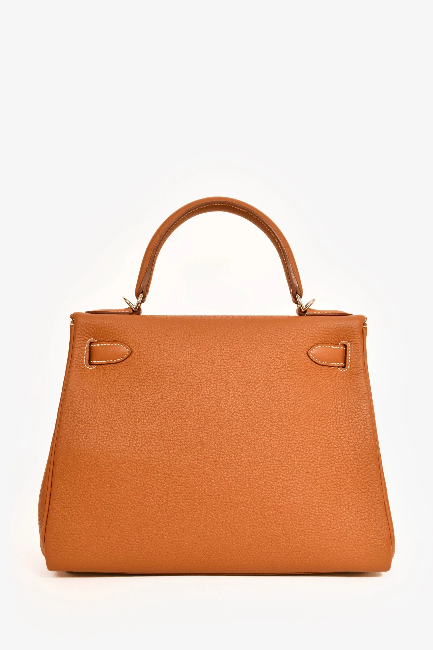 Hermès 2021 Gold Togo Leather Retourne Kelly 28 with Strap - Image 4