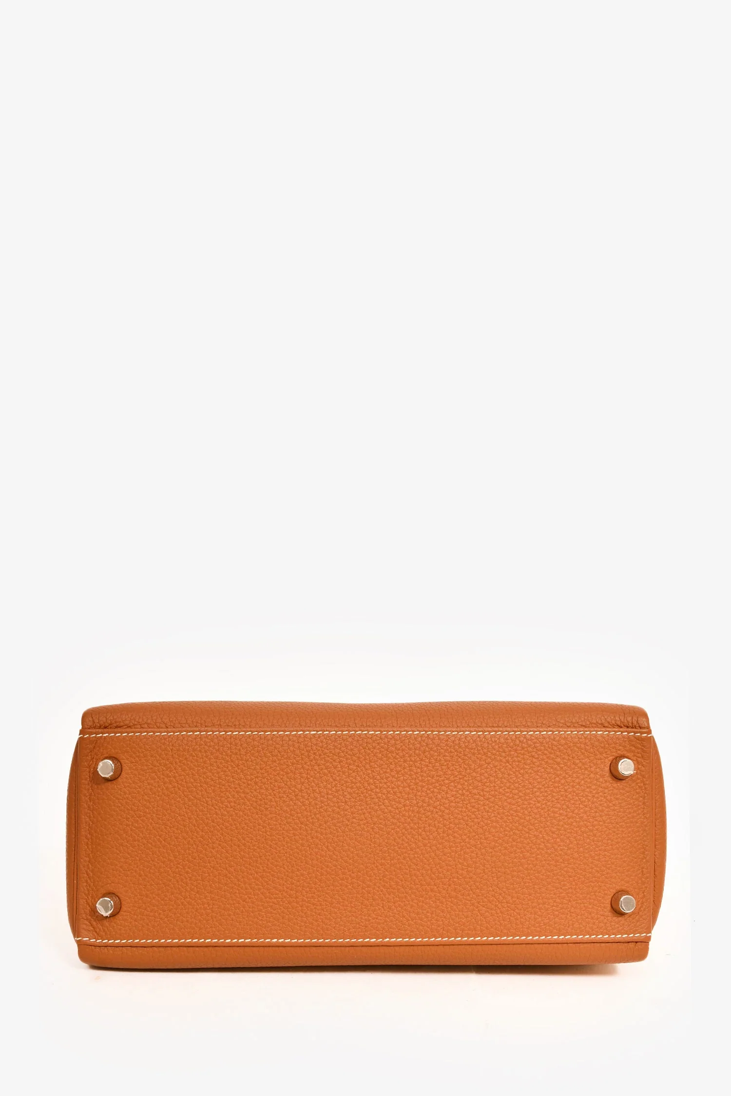 Hermès 2021 Gold Togo Leather Retourne Kelly 28 with Strap - Image 6