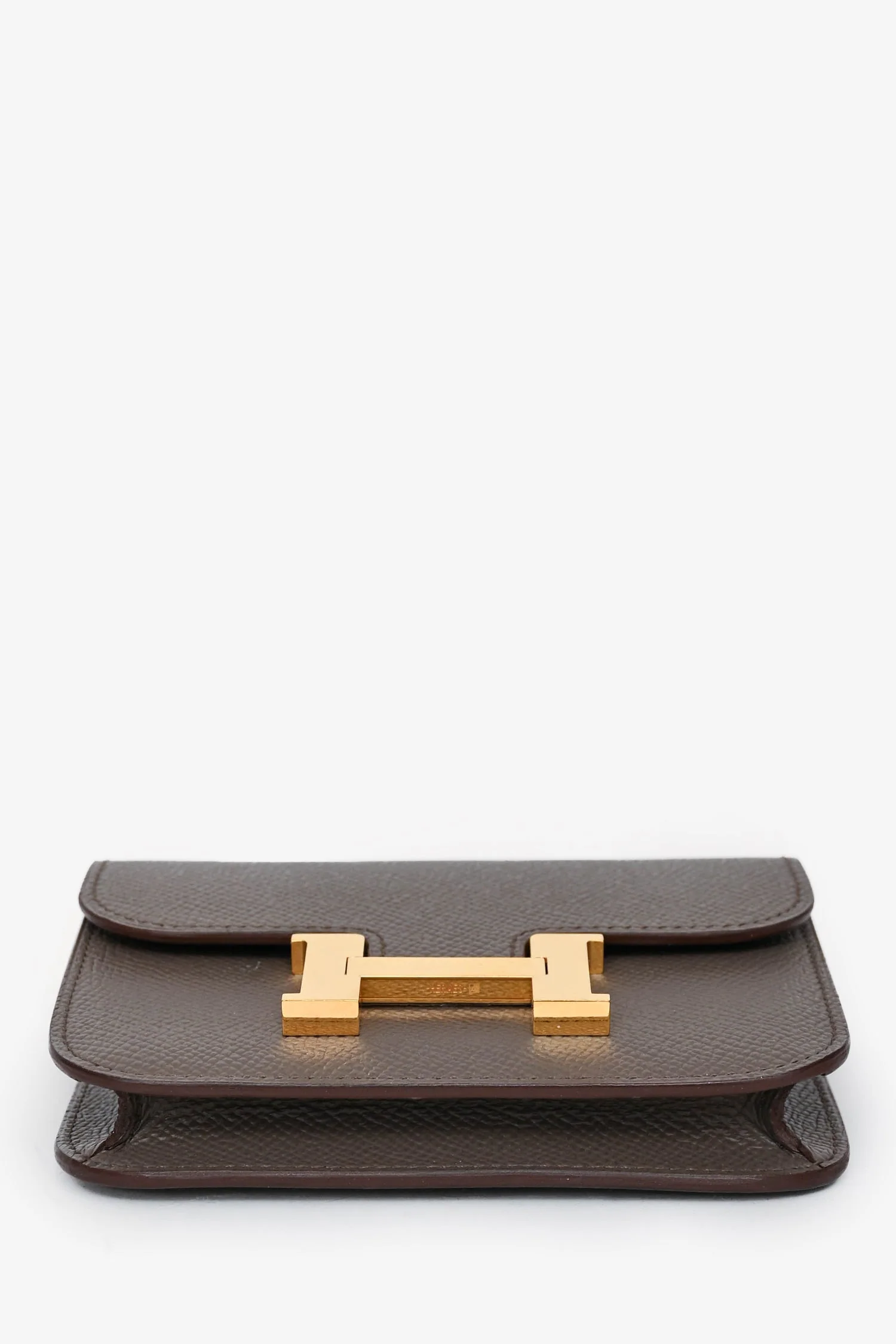 Hermès 2021 Grey Constance Slim Wallet - Image 5