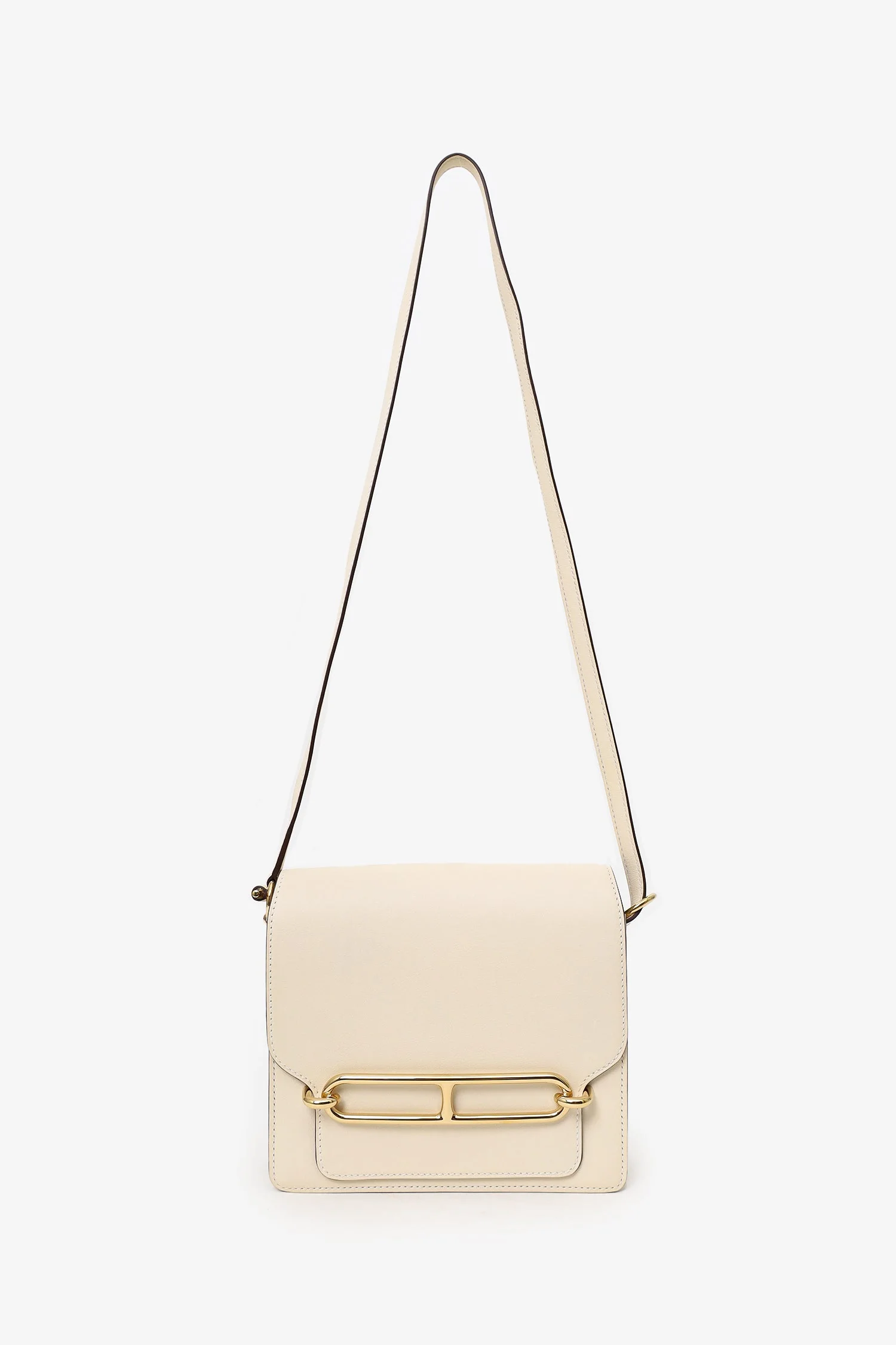 Hermes 2021 Nata Swift Leather Roulis 18 Crossbody GHW - Image 2