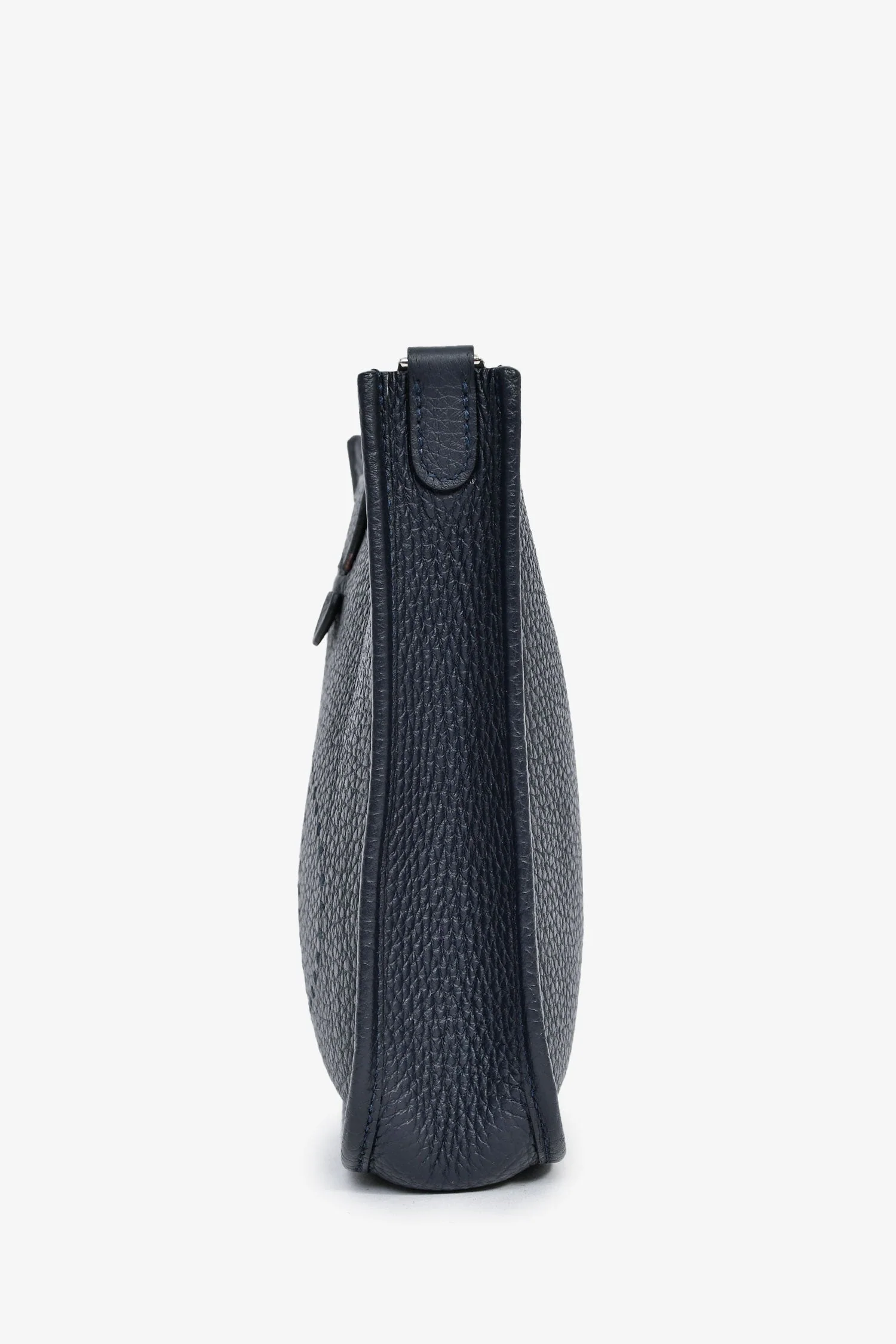 Hermès 2021 Navy Clemence Evelyne TPM Crossbody - Image 4