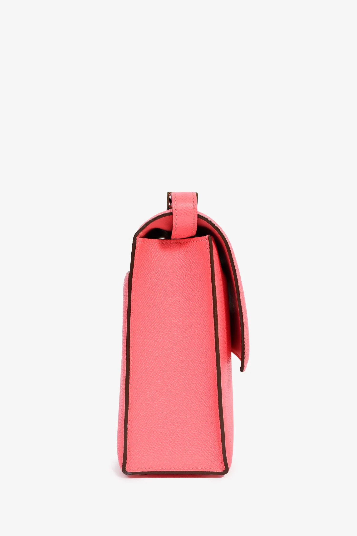Hermès 2021 Rose Texas Epsom Verrou 23 Crossbody Bag - Image 3
