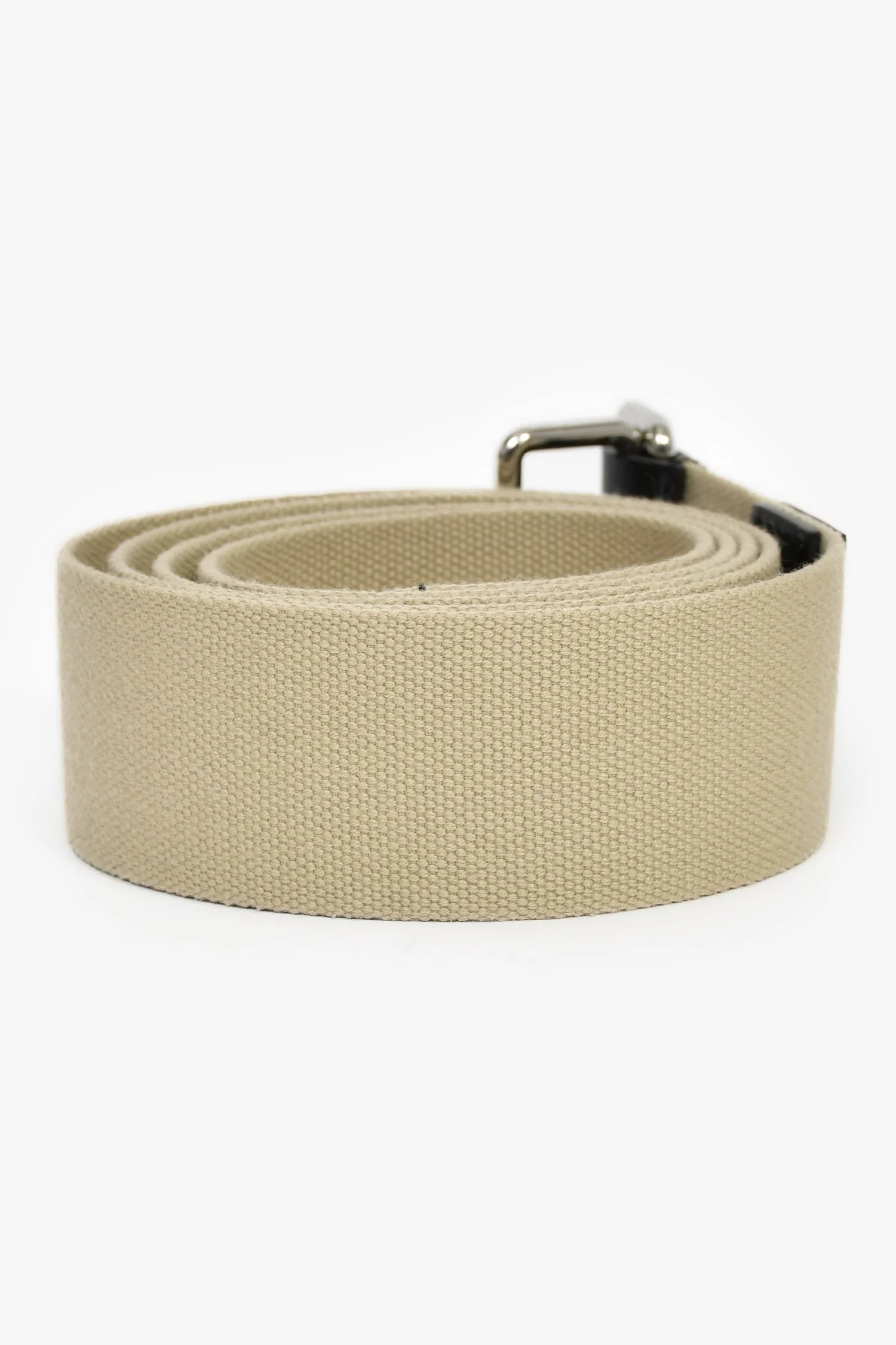 Hermès 2022 Beige/Black Canvas/Leather 'Nomade 40' Belt Size M - Image 2