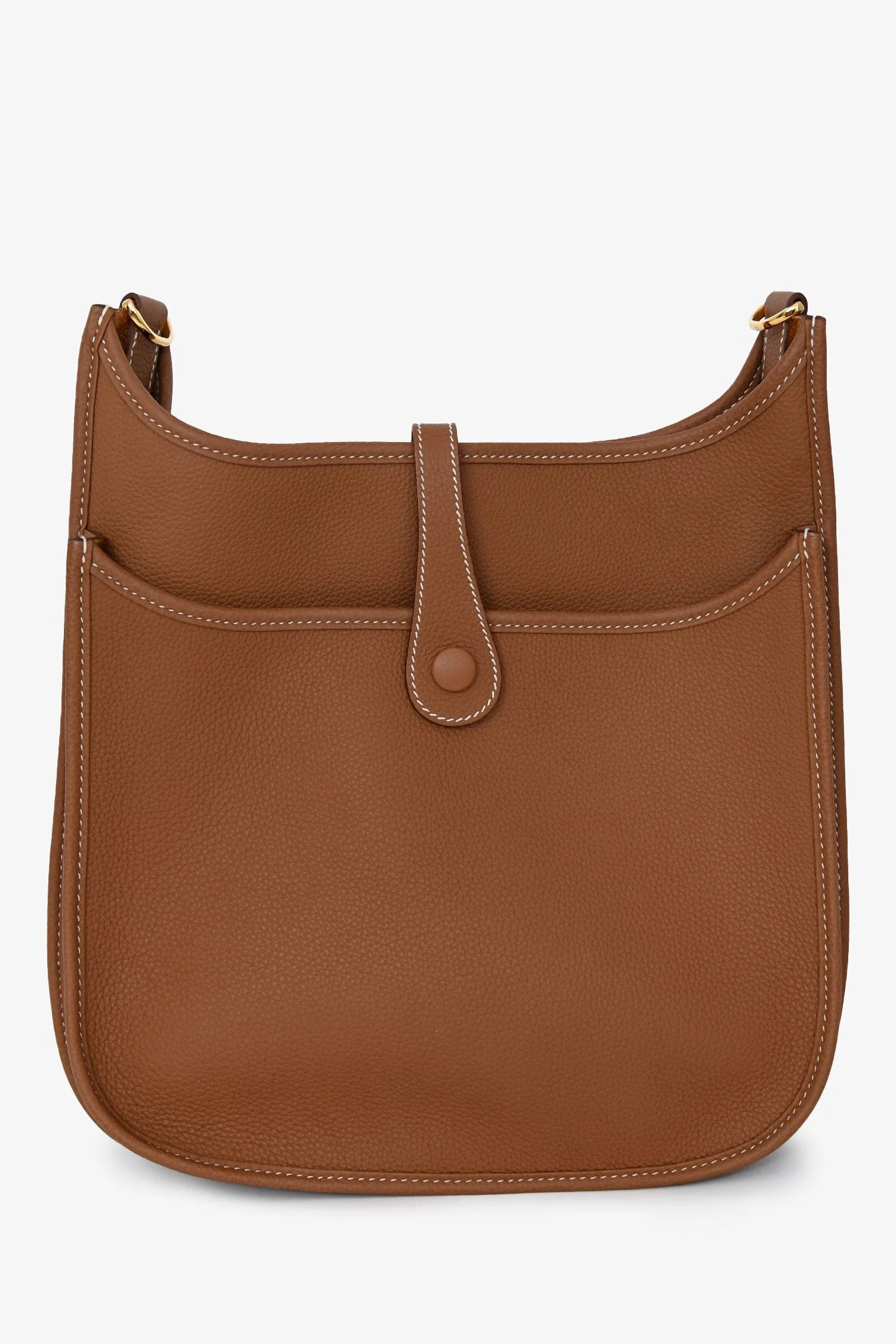 Hermès 2022 Gold Clemence Evelyne Pochette III 29 - Image 2