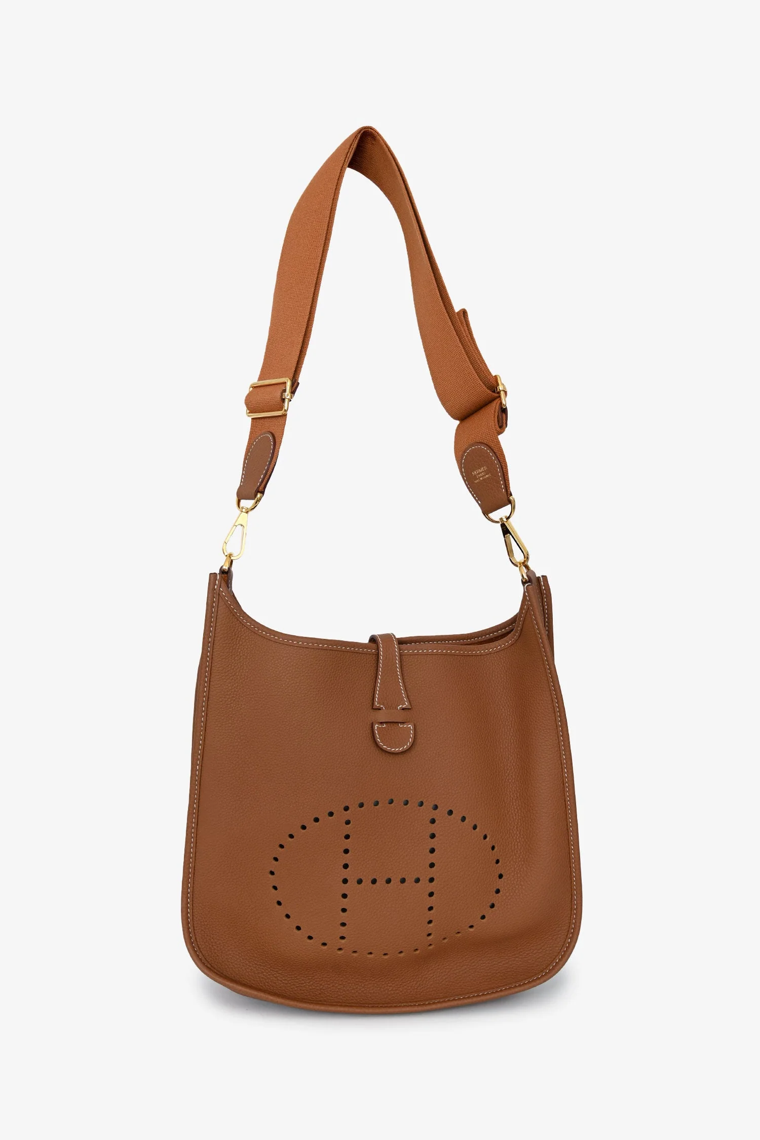 Hermès 2022 Gold Clemence Evelyne Pochette III 29 - Image 7