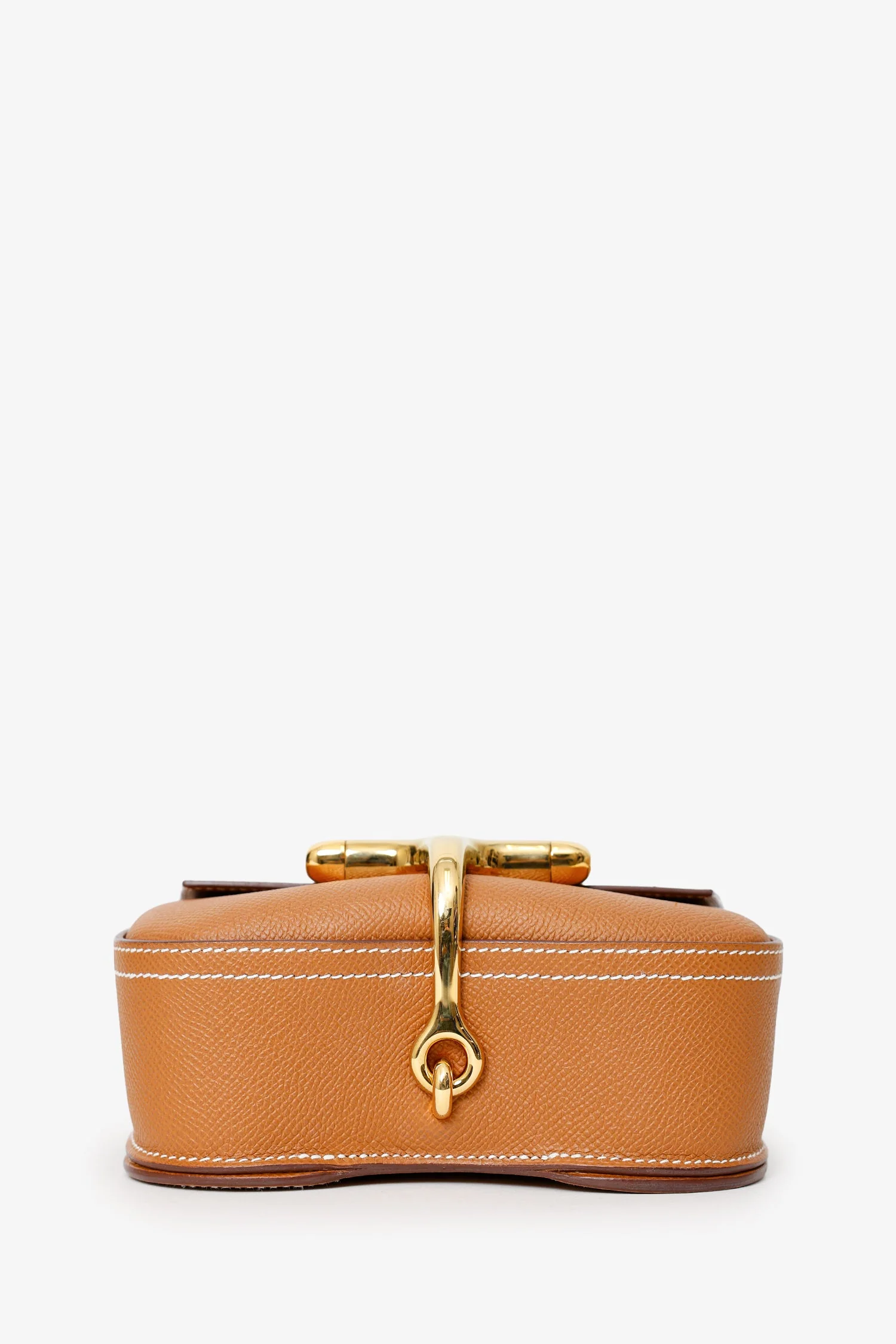 Hermès 2022 Gold Epsom Leather Mini Della Cavalleria Crossbody bag - Image 5