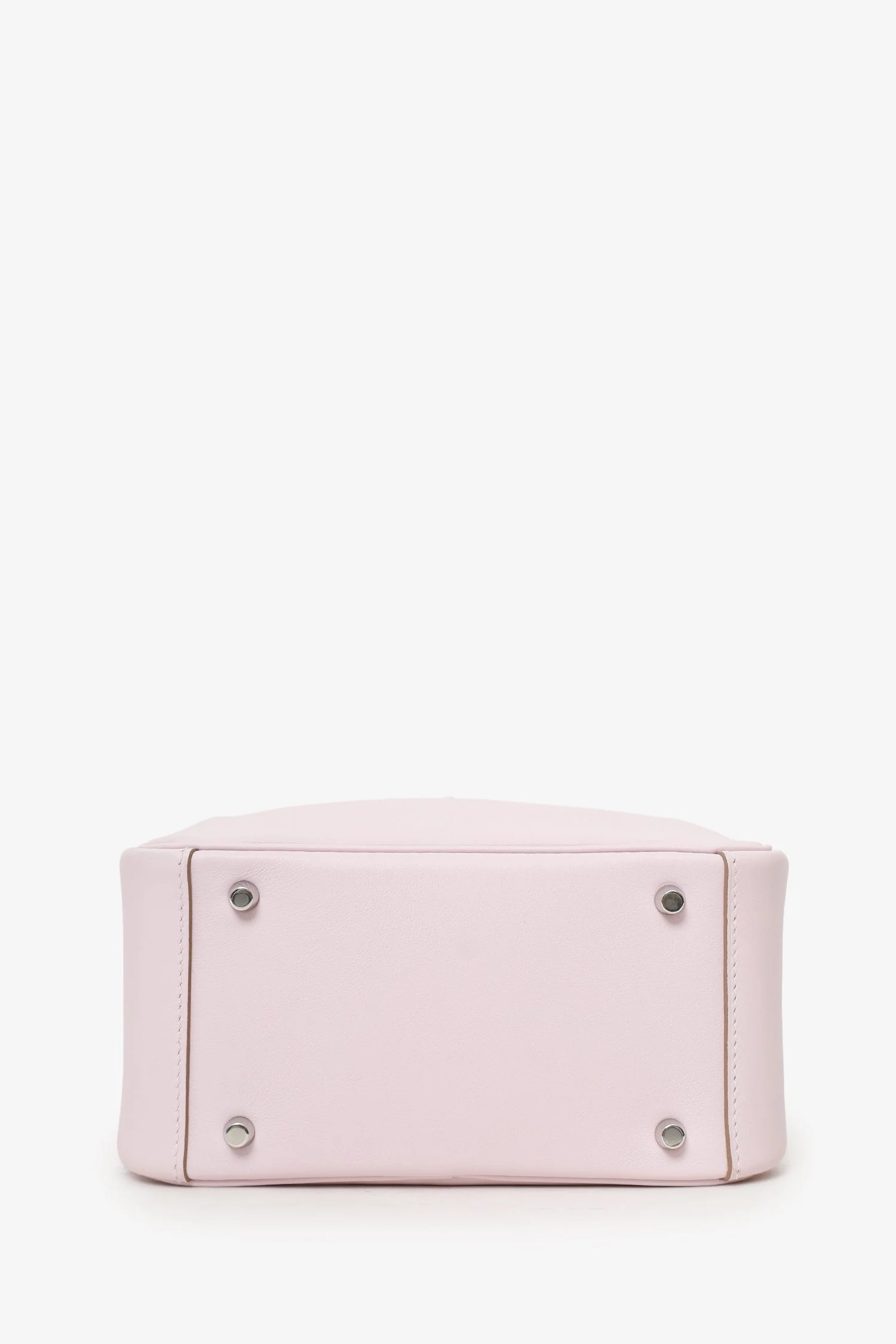 Hermès 2022 Mauve Pale/Gold Swift Verso Mini Lindy 20 - Image 5