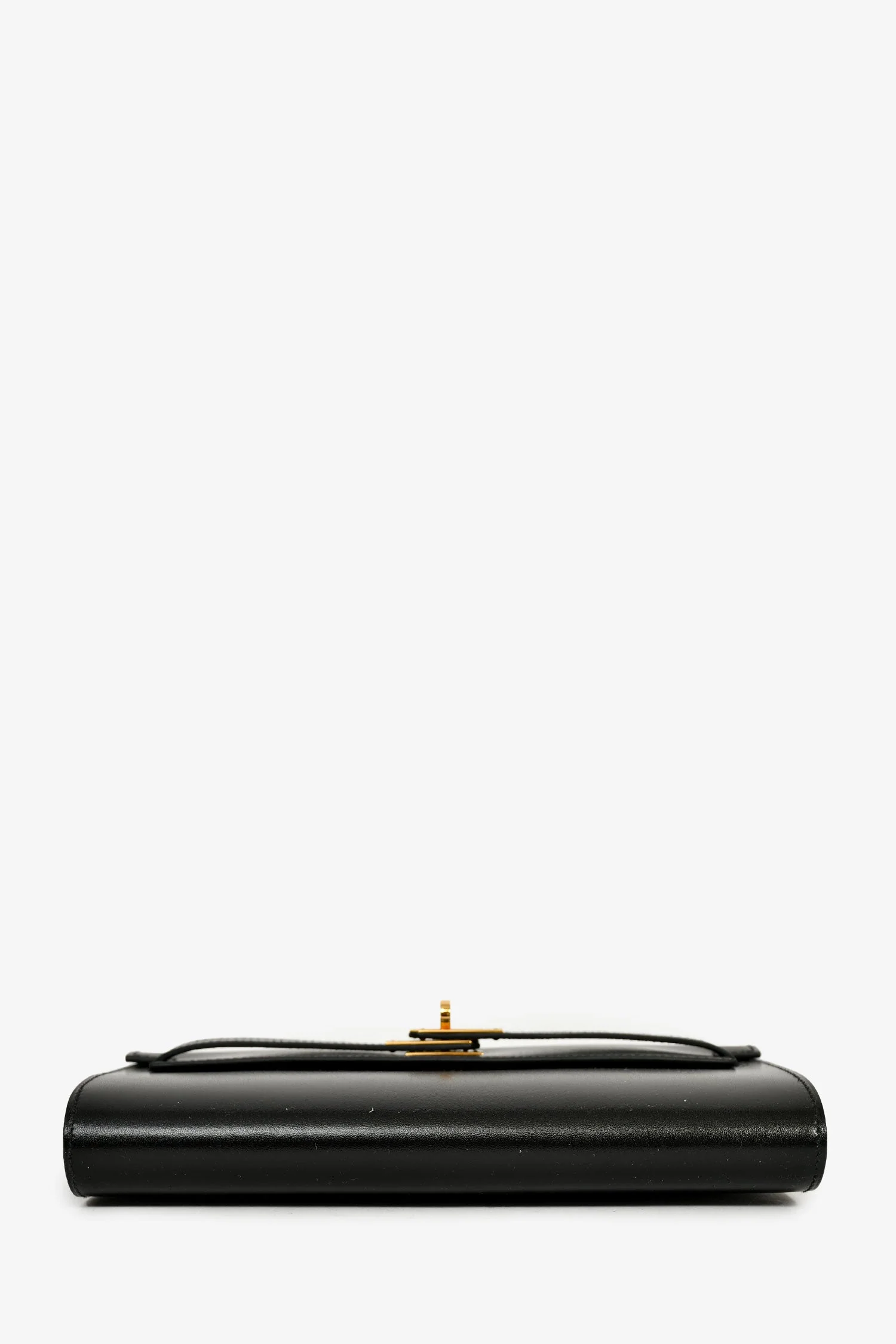 Hermès 2023 Black Box Leather Kelly To Go Wallet - Image 5