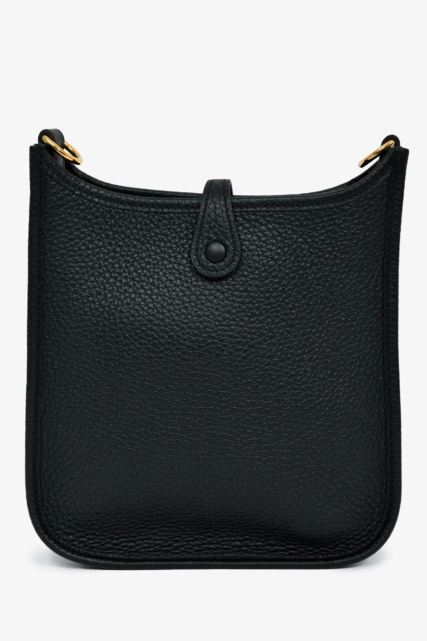 Hermès 2023 Black Clemence Leather Mini Evelyne TPM 16 Crossbody - Image 2