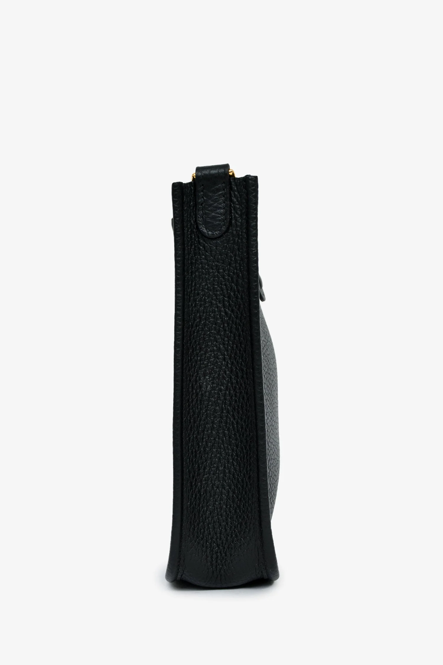 Hermès 2023 Black Clemence Leather Mini Evelyne TPM 16 Crossbody - Image 3