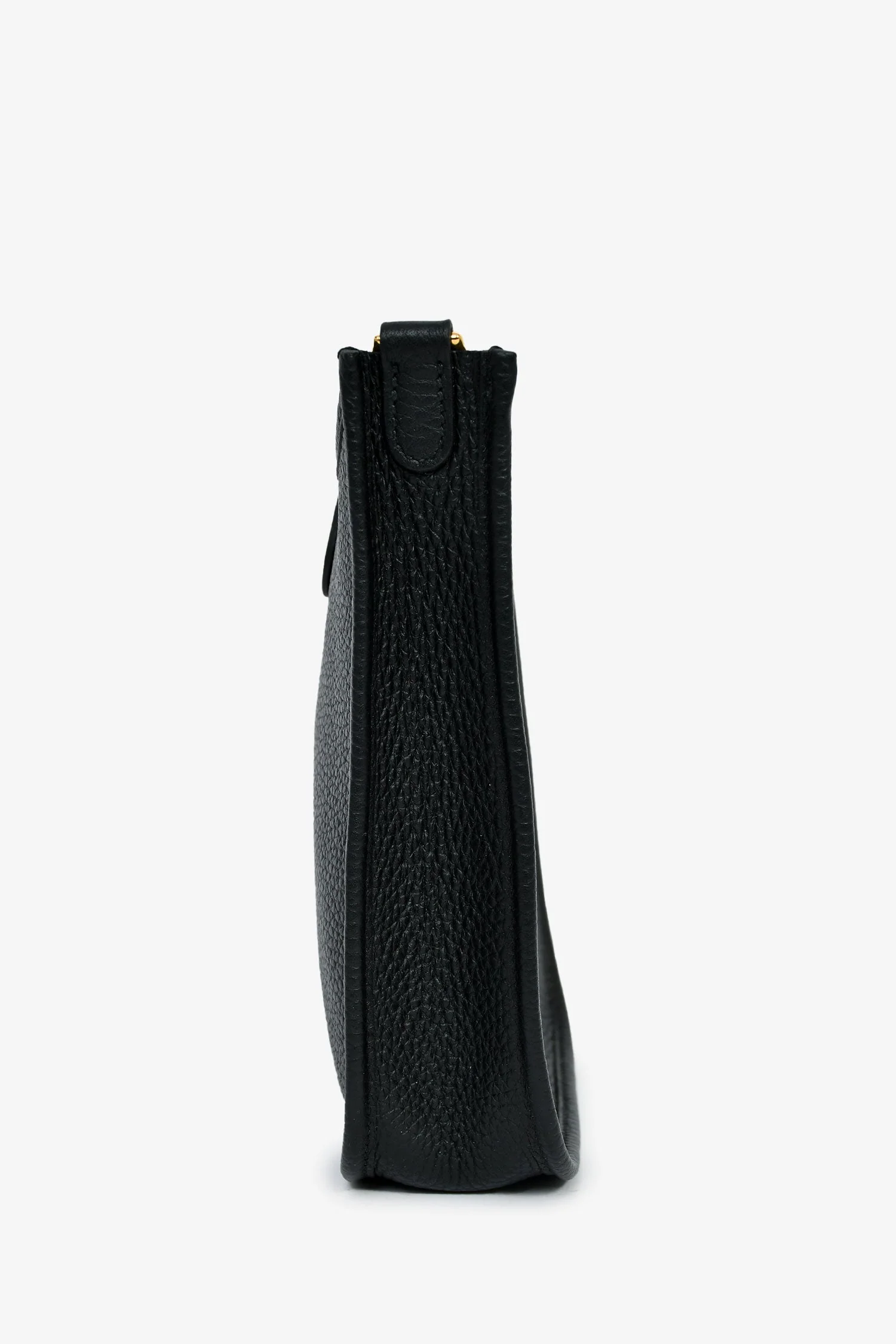 Hermès 2023 Black Clemence Leather Mini Evelyne TPM 16 Crossbody - Image 4