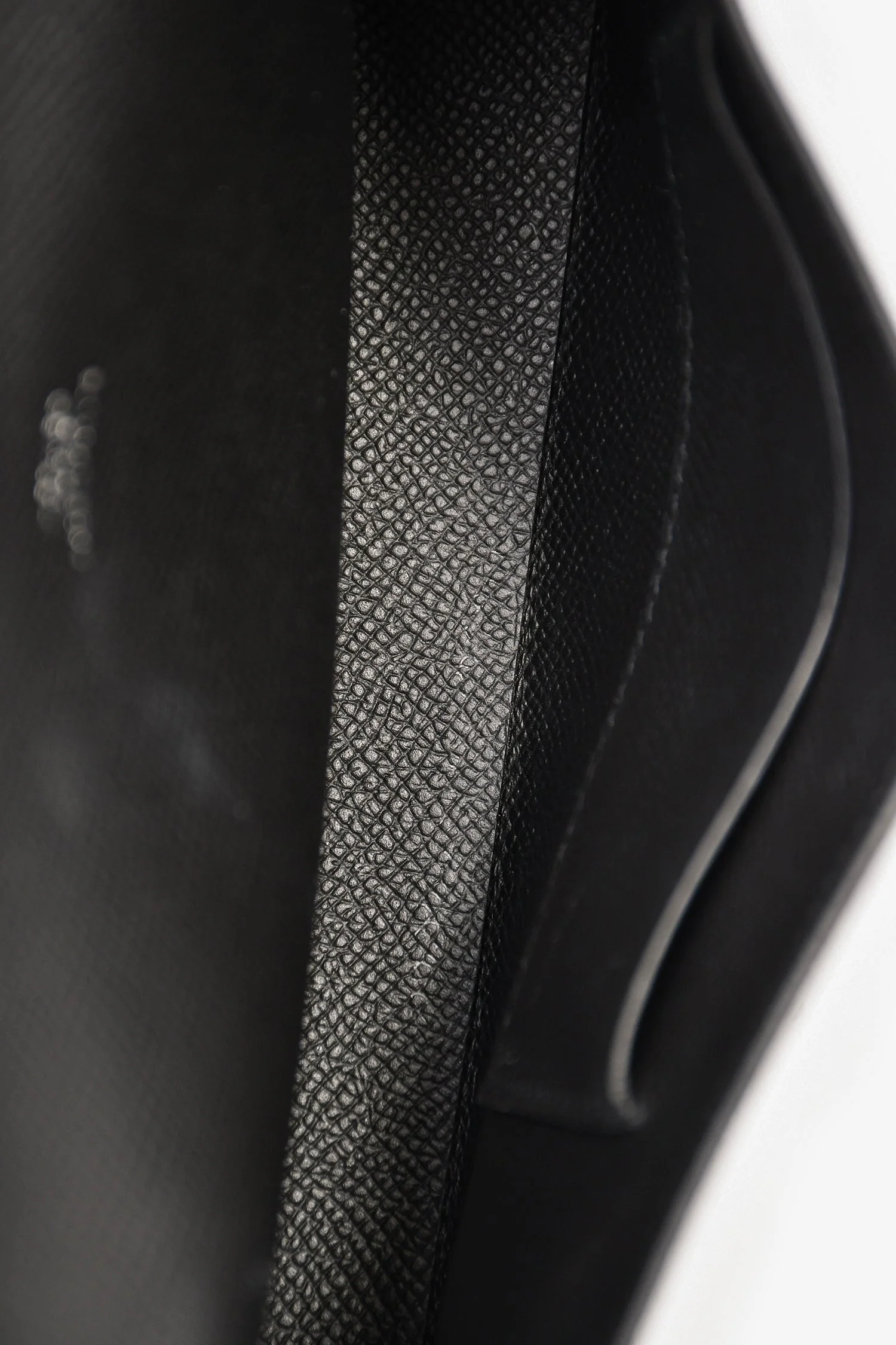 Hermes 2023 Black Epsom Leather 'Hermèsnap' Wallet - Image 6