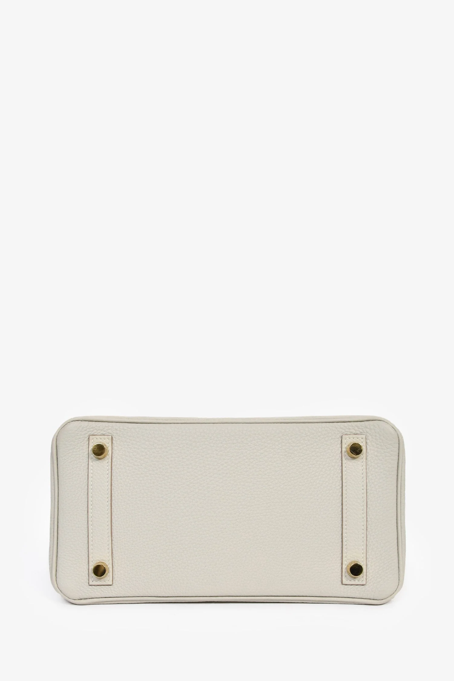 Hermès 2023 Pearl Grey Clemence/Alligator Birkin 25 - Image 5
