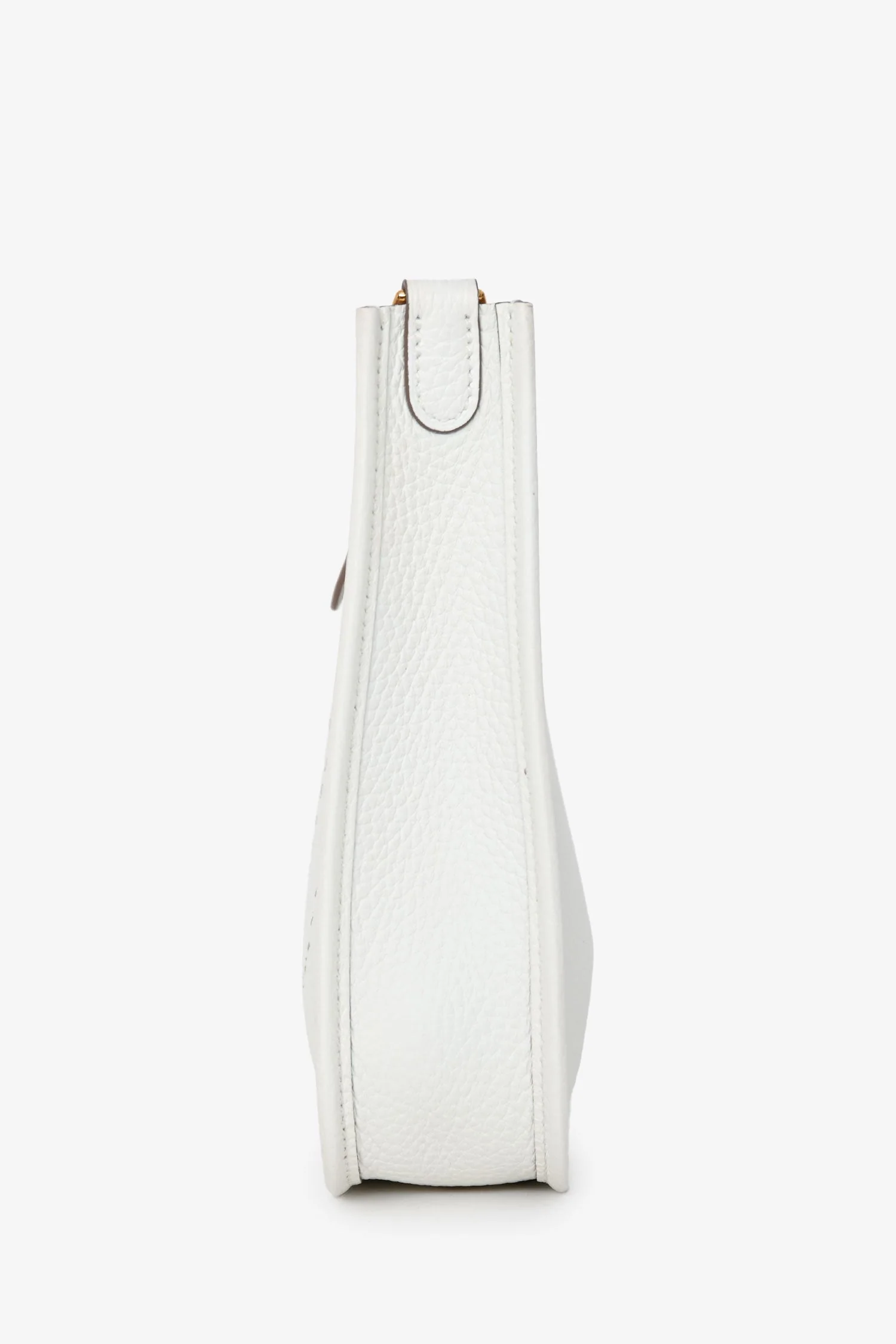 Hermès 2024 Blanc Clemence Leather Evelyne TPM - Image 4