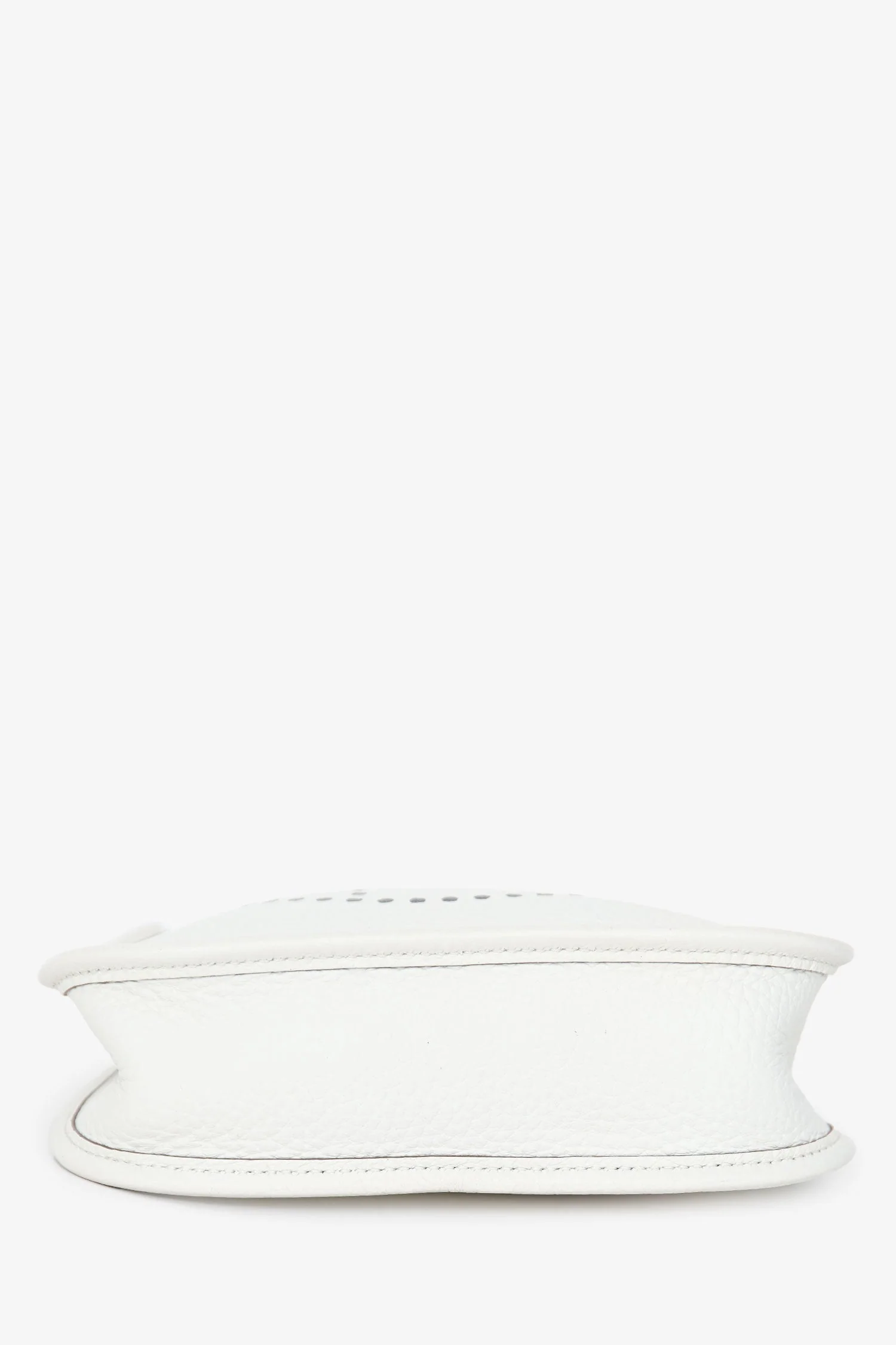 Hermès 2024 Blanc Clemence Leather Evelyne TPM - Image 5