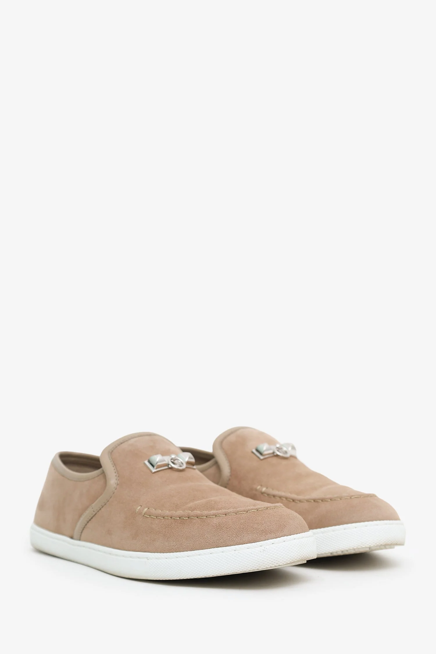 Hermès 2024 Brown Suede Jour Loafers Size 37 - Image 2