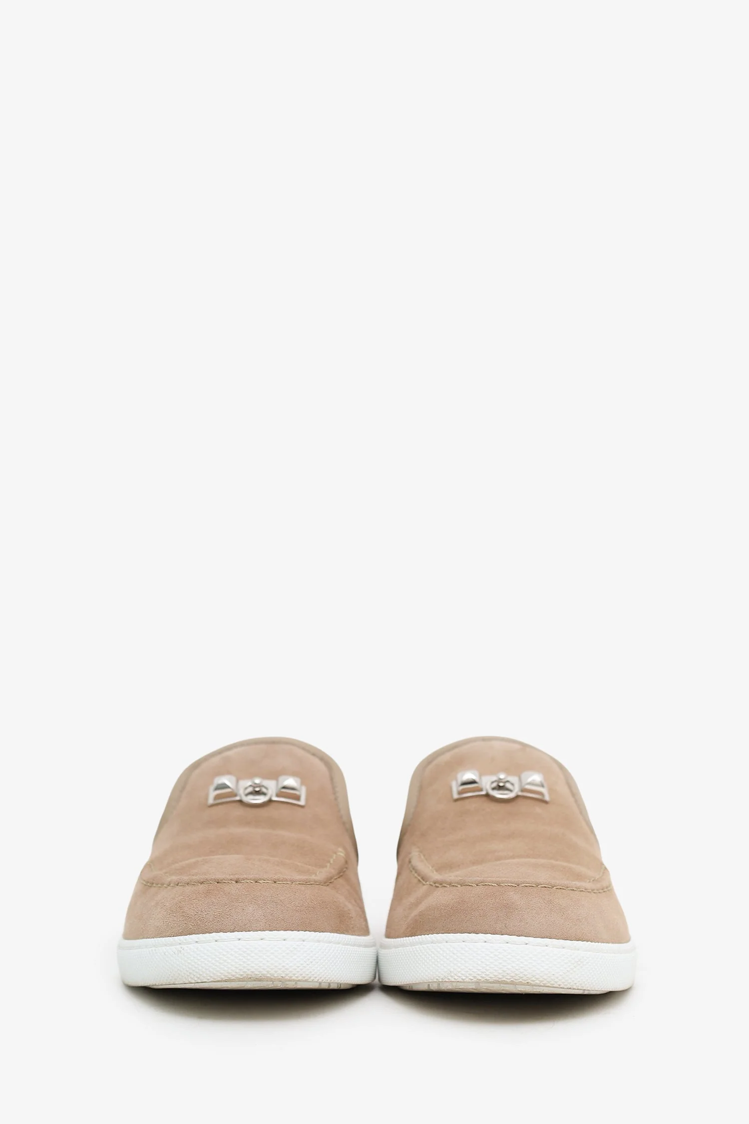 Hermès 2024 Brown Suede Jour Loafers Size 37 - Image 3